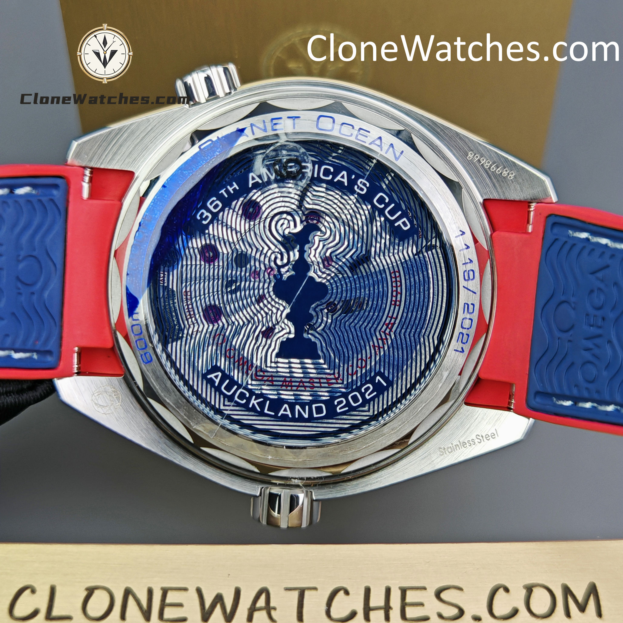 OMEGA Super Clone Watches 1:1 America��s Cup Seamaster Planet Ocean 600m 215.32.43.21.04.001 43.5MM