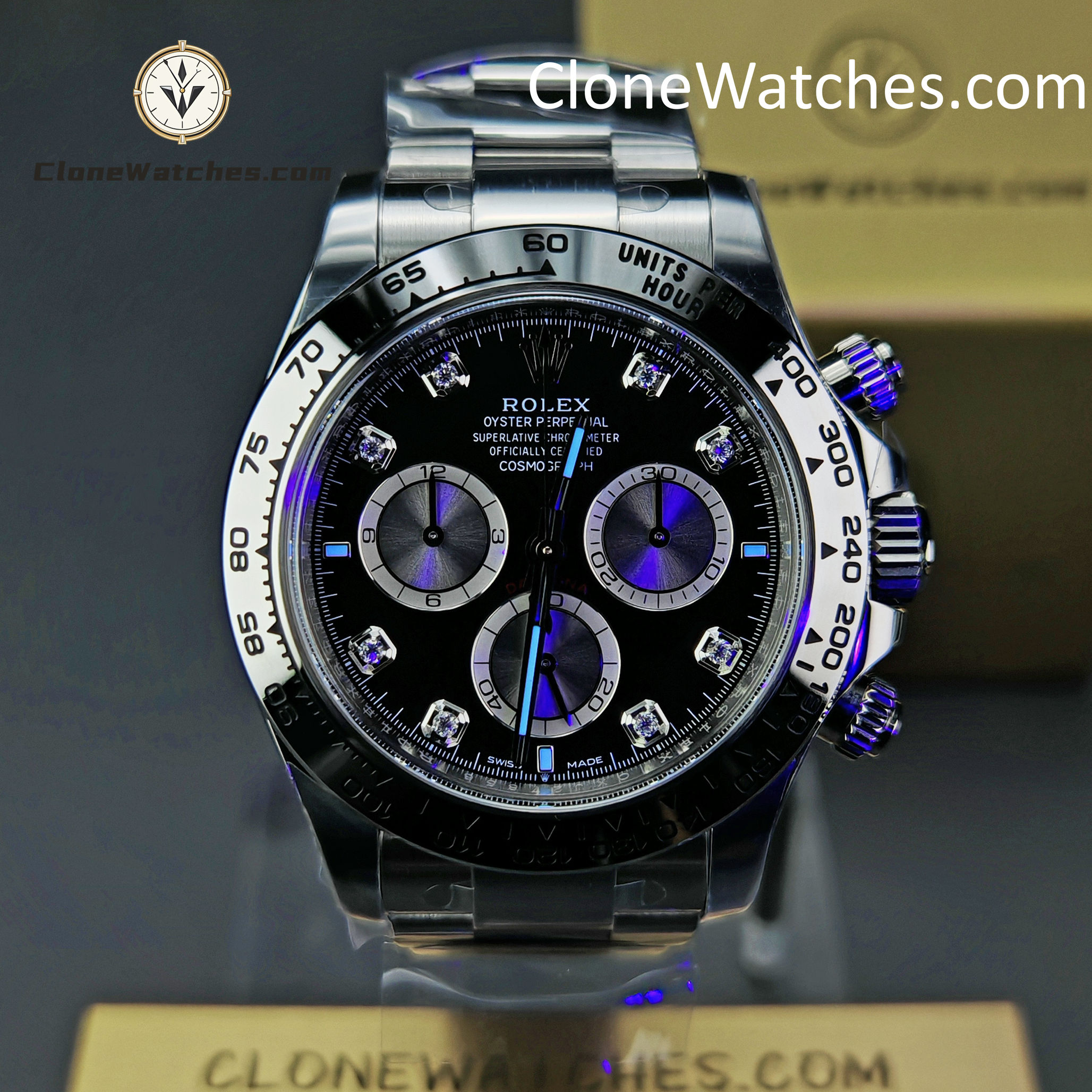 Rolex Super Clone Watches 1:1 Daytona Diamond M126509-0002 4131 Movement