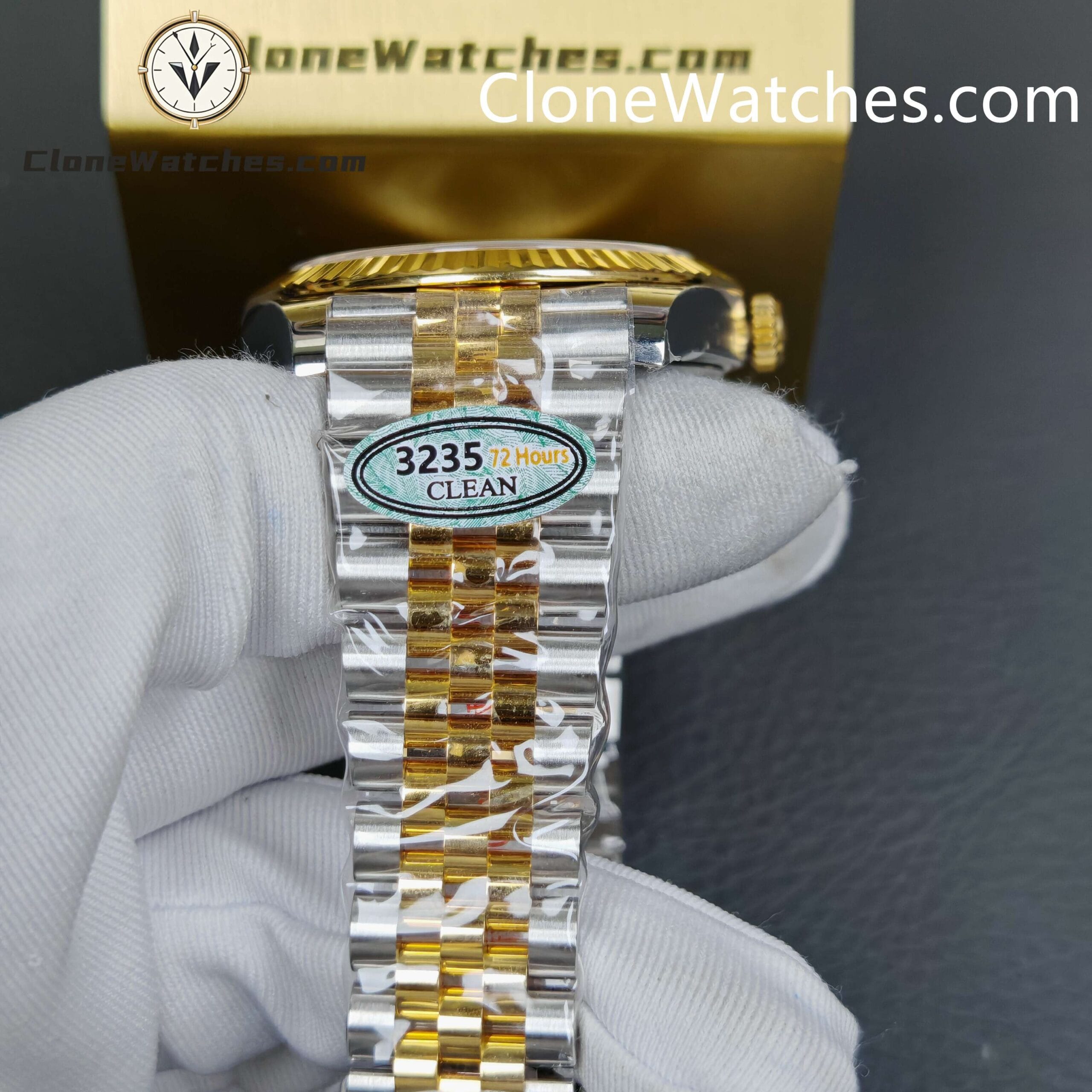 Rolex Super Clone Watches 1:1 DateJust Black Dial 126333 – 0014 Jubilee 41MM 3235 Movement