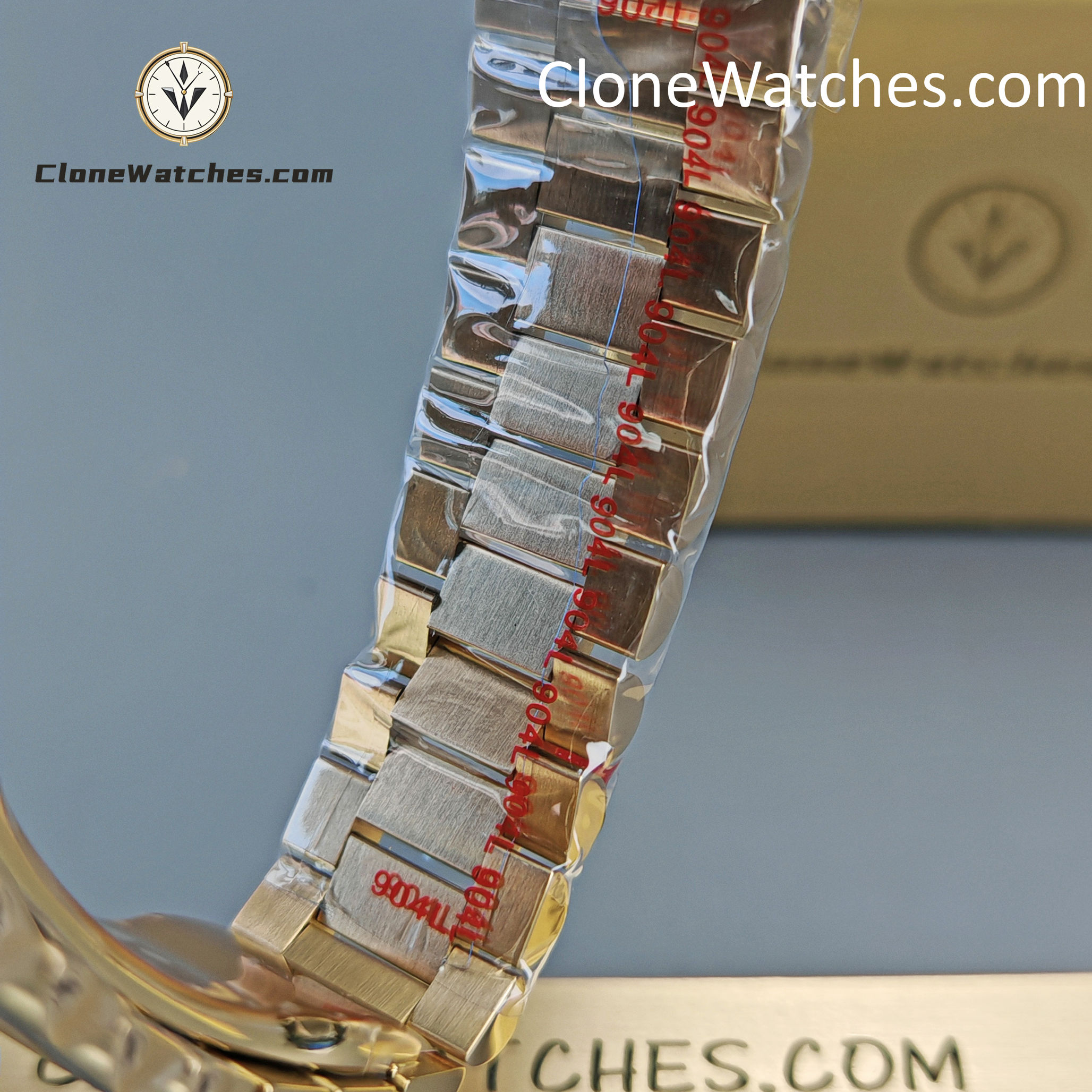 Rolex Super Clone Watches 1:1 Day Date 18K Gold Gradient Green Roman Dial 36mm m128238-0118 3255 Movement