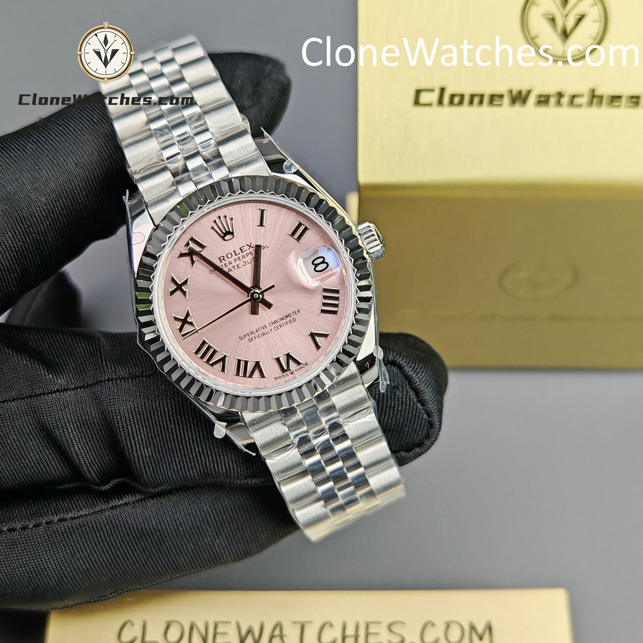 Rolex Super Clone Watches 1:1 DateJust m278274-0020 Jubilee 31MM 2236 Movement