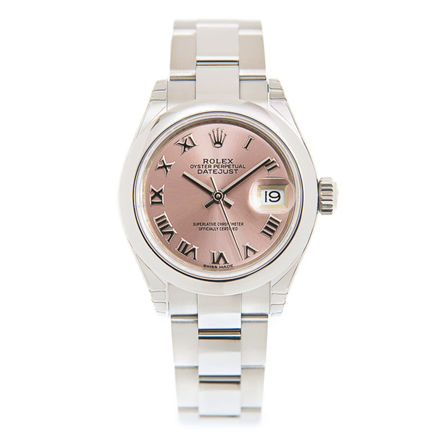 Rolex Lady-Datejust Pink Dial Automatic Ladies Oyster Watch 279160PRO（Lifetime free warranty+90-days replacement service & Refund!.）