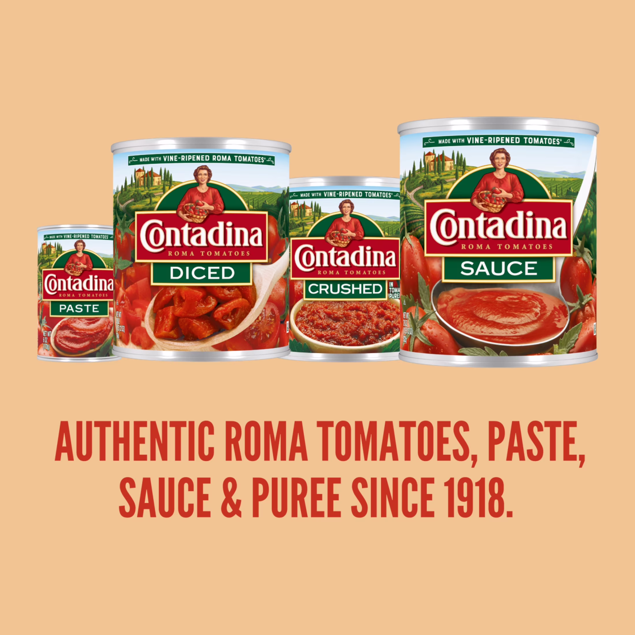 (12 pack) Contadina Diced Tomatoes, 14.5 oz Can
