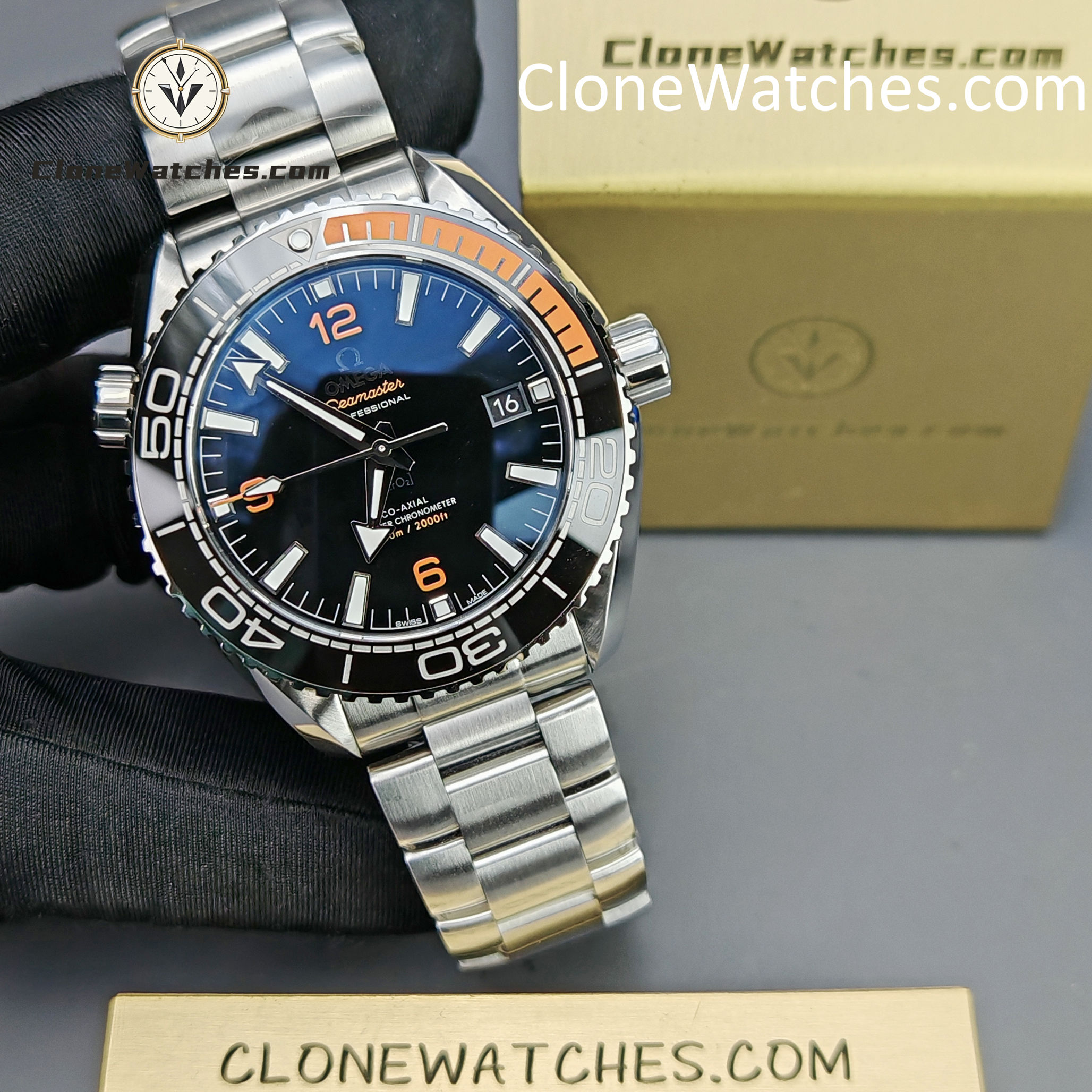 OMEGA Super Clone Watches 1:1 Seamaster Ocean Planet 600M 215.30.44.21.01.002 43.5 mm