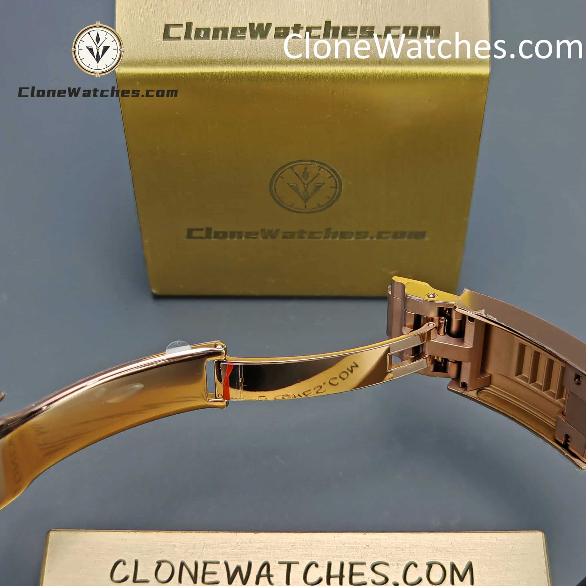 Rolex Super Clone Watches 1:1 Yacht Master 18k Rose Gold m126655-0002 3235 Movement