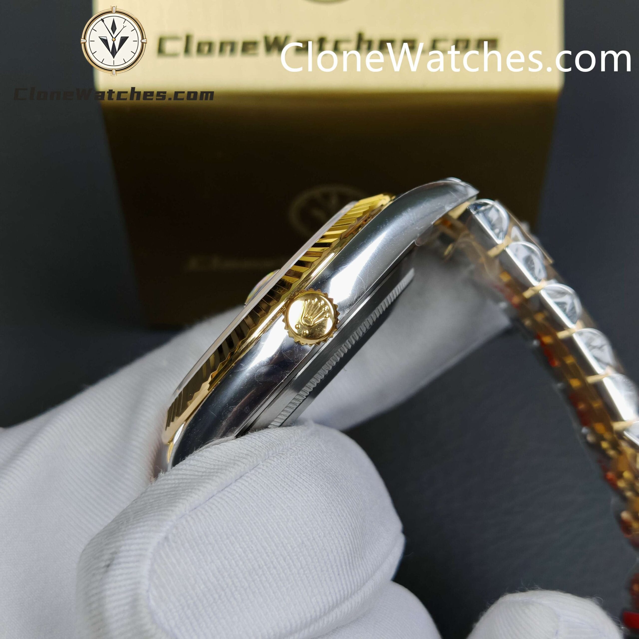 Rolex Super Clone Watches 1:1 DateJust Black Dial 126333 – 0014 Jubilee 41MM 3235 Movement