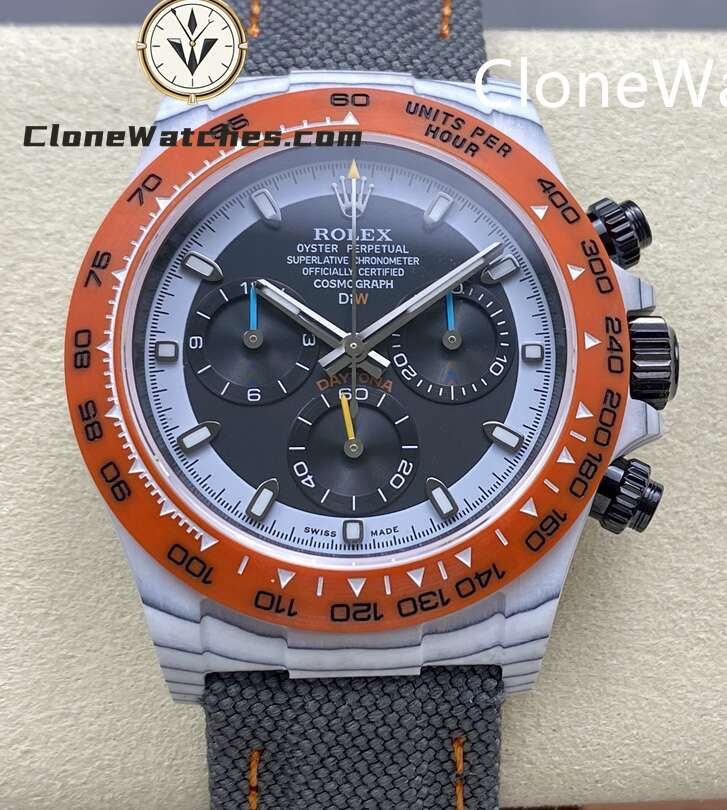 Modified Super Clone Watches 1:1 DiW Rolex Daytona Quartz Fiber OCELLARIS