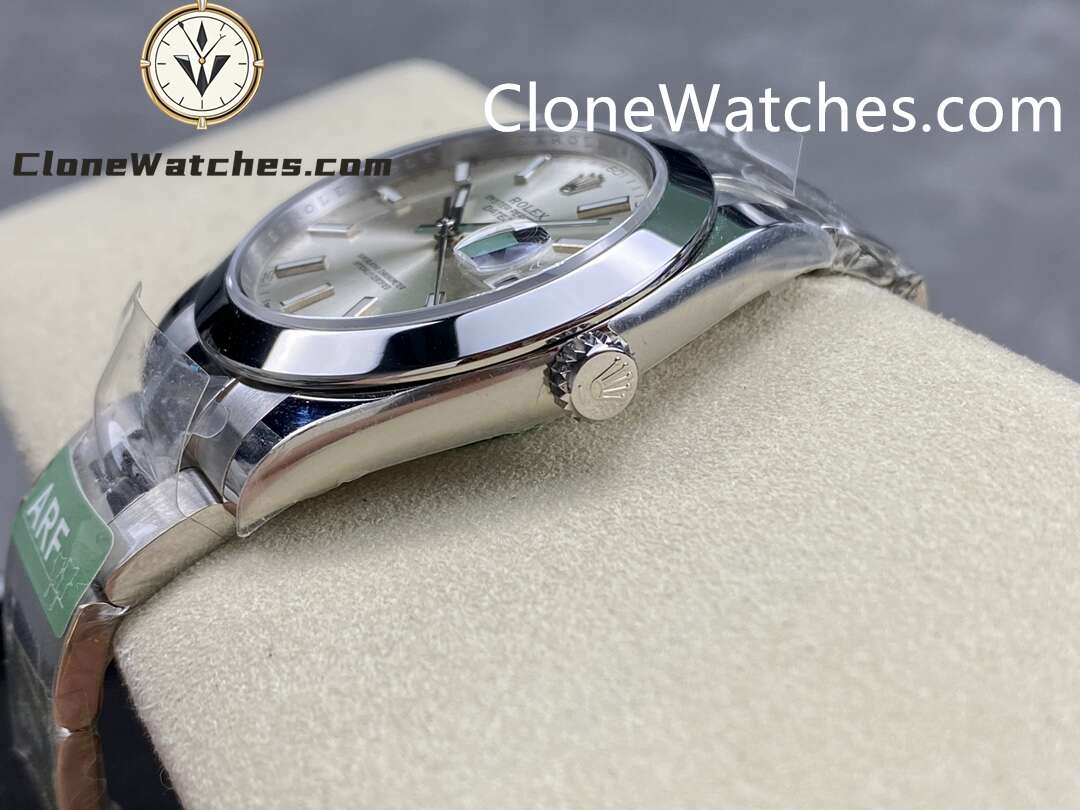 Rolex Super Clone Watches 1:1 DateJust Silver Dial M126300 – 0003 Oyster 41MM 3235 Movement