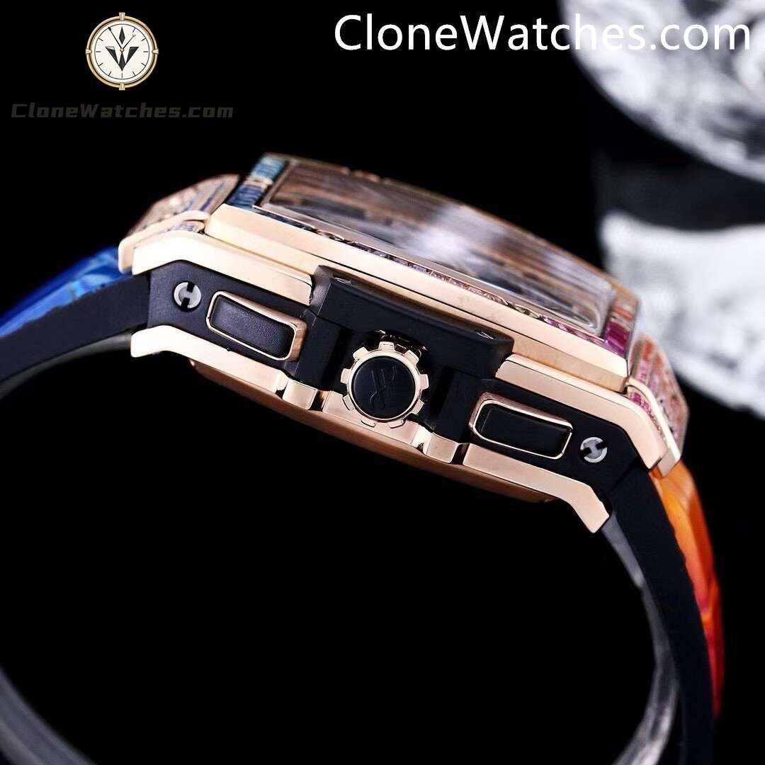 Hublot Super Clone Watches 1:1 Spirit of Big Bang Rose Gold Rainbow 642.NX.0170.RX.1704