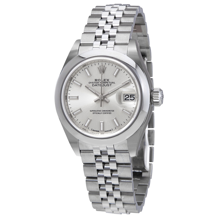 Rolex Lady-Datejust Silver Dial Automatic Ladies Jubilee Watch 279160SSJ（Lifetime free warranty+90-days replacement service & Refund!.）