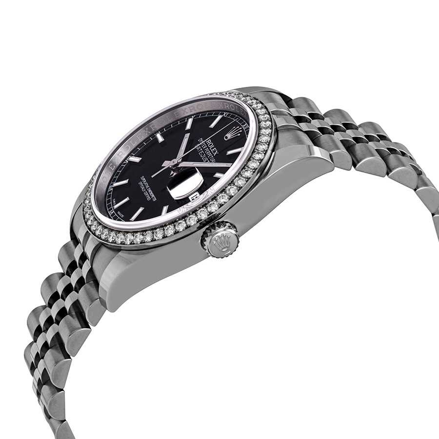 Rolex Oyster Perpetual Datejust 36 Black Dial Stainless Steel Jubilee Bracelet Automatic Men s Watch 116244BKSJ（Lifetime free warranty+90-days replacement service & Refund!.）
