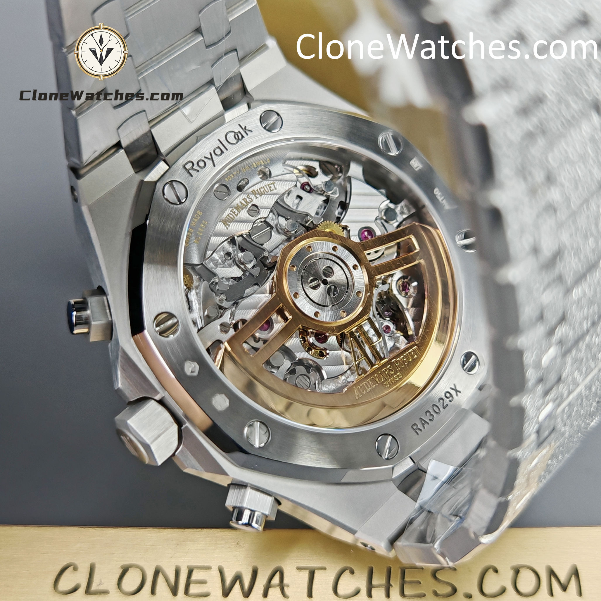 Audemars Piguet Super Clone Watches 1:1 Royal Oak Black & Silver Dial 26239BC Selfwinding Chronograph