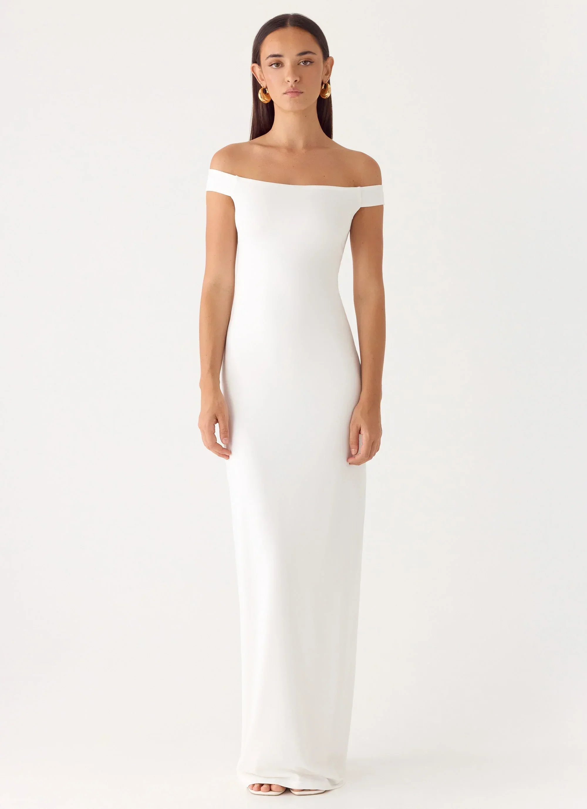 New Intentions Maxi Dress - White