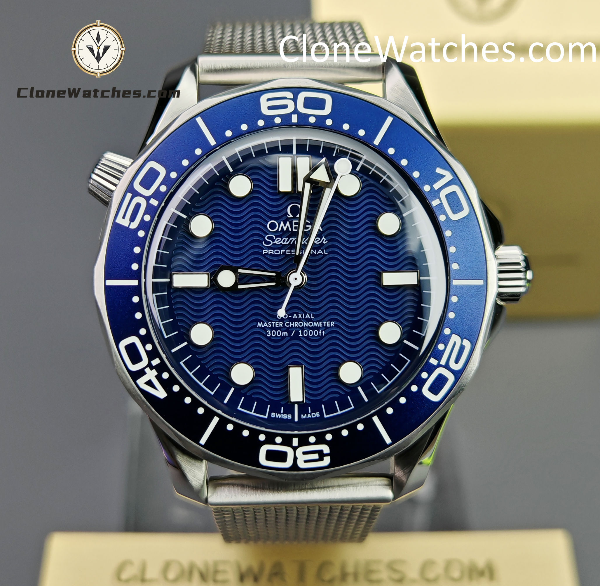 OMEGA Super Clone Watches 1:1 Seamaster Diver 300M James Bond 60th anniversary 210.30.42.20.03.002 42mm