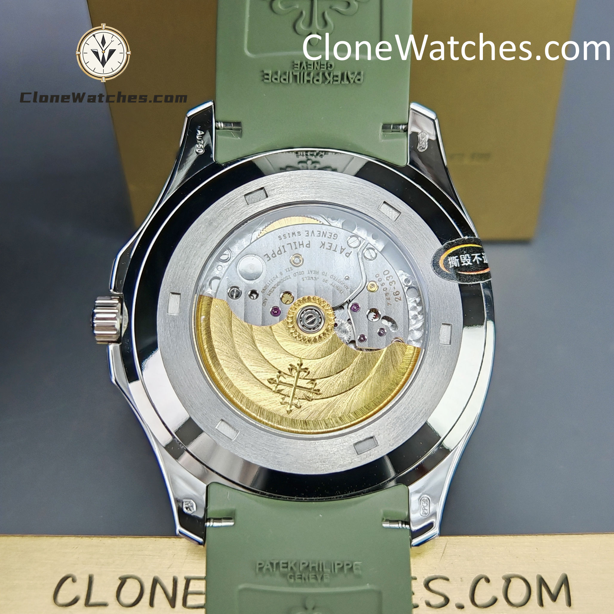 Patek Philippe Super Clone Watches 1:1 Aquanaut White Gold 5168G-010 42 mm