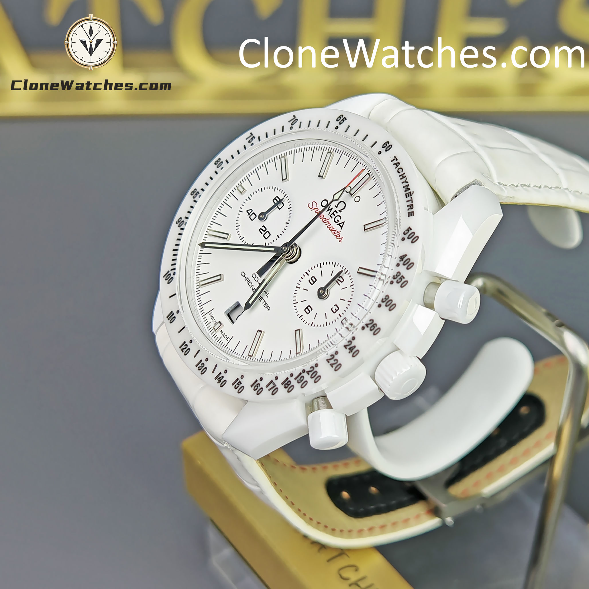 OMEGA Super Clone Watches 1:1 Speedmaster Dark Side of the Moon 311.93.44.51.04.002 44.25mm White Side of the Moon