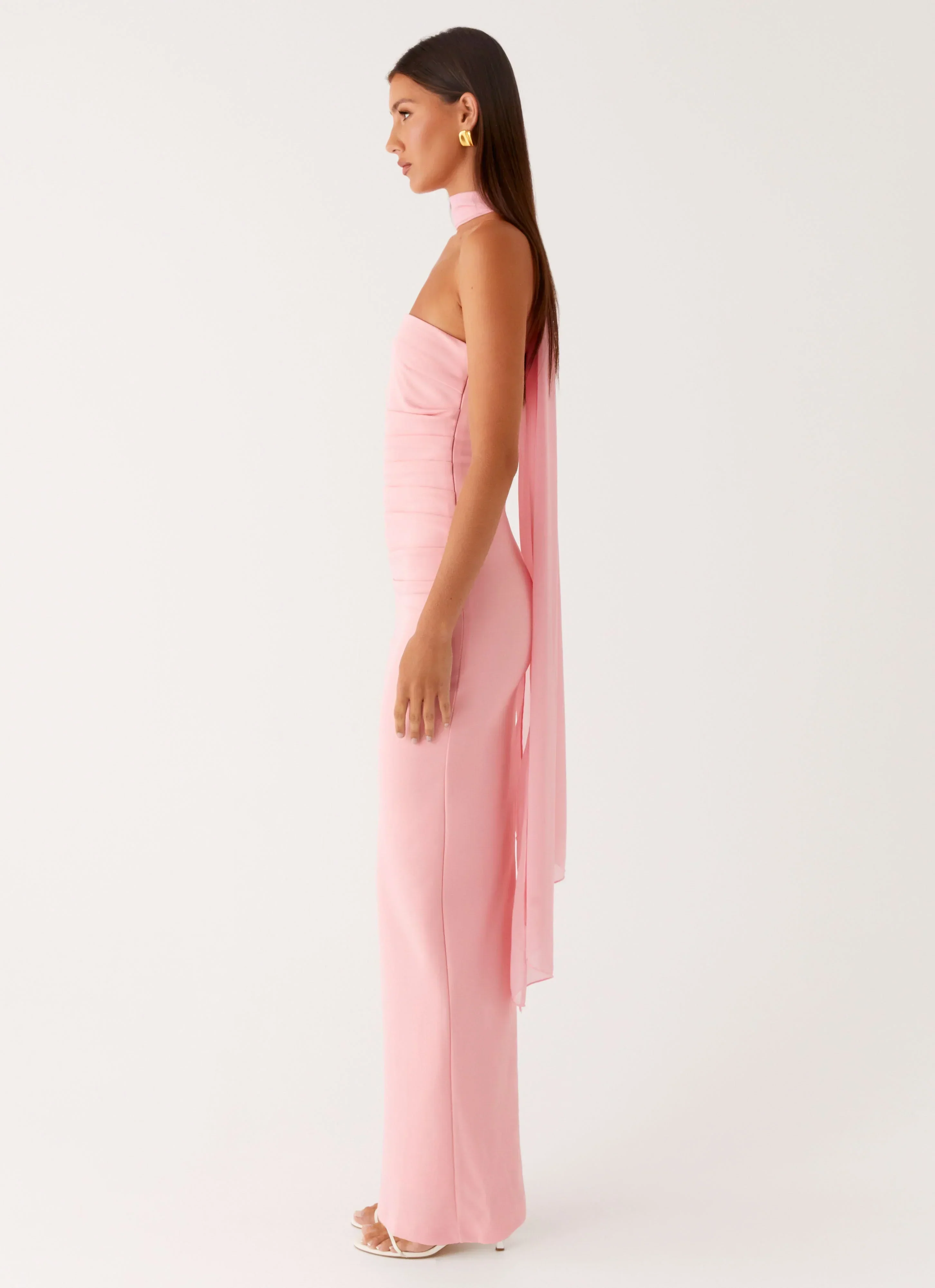Libra Maxi Dress - Pink