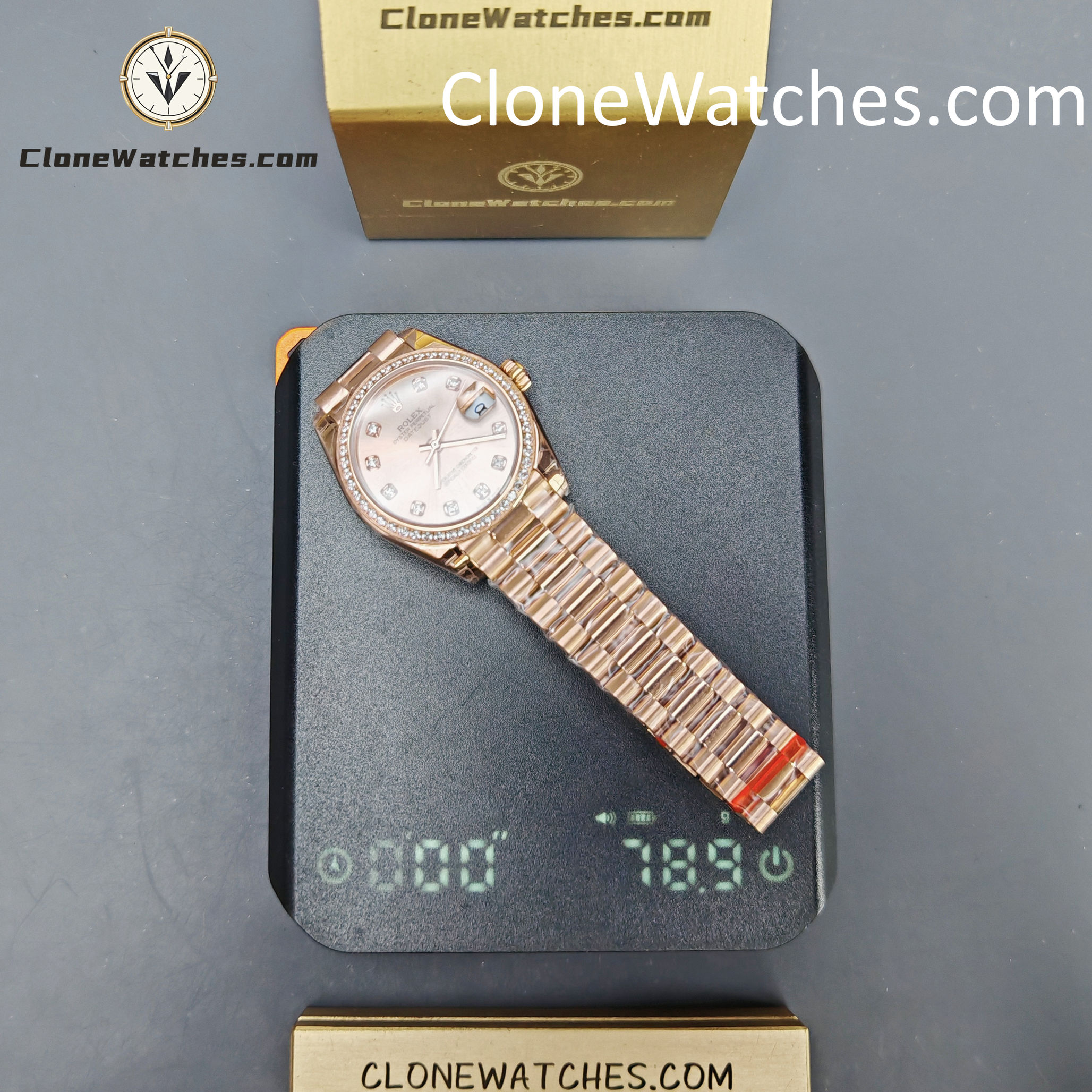 Rolex Super Clone Watches 1:1 DateJust m278285rbr-0025 President 31MM 2236 Movement