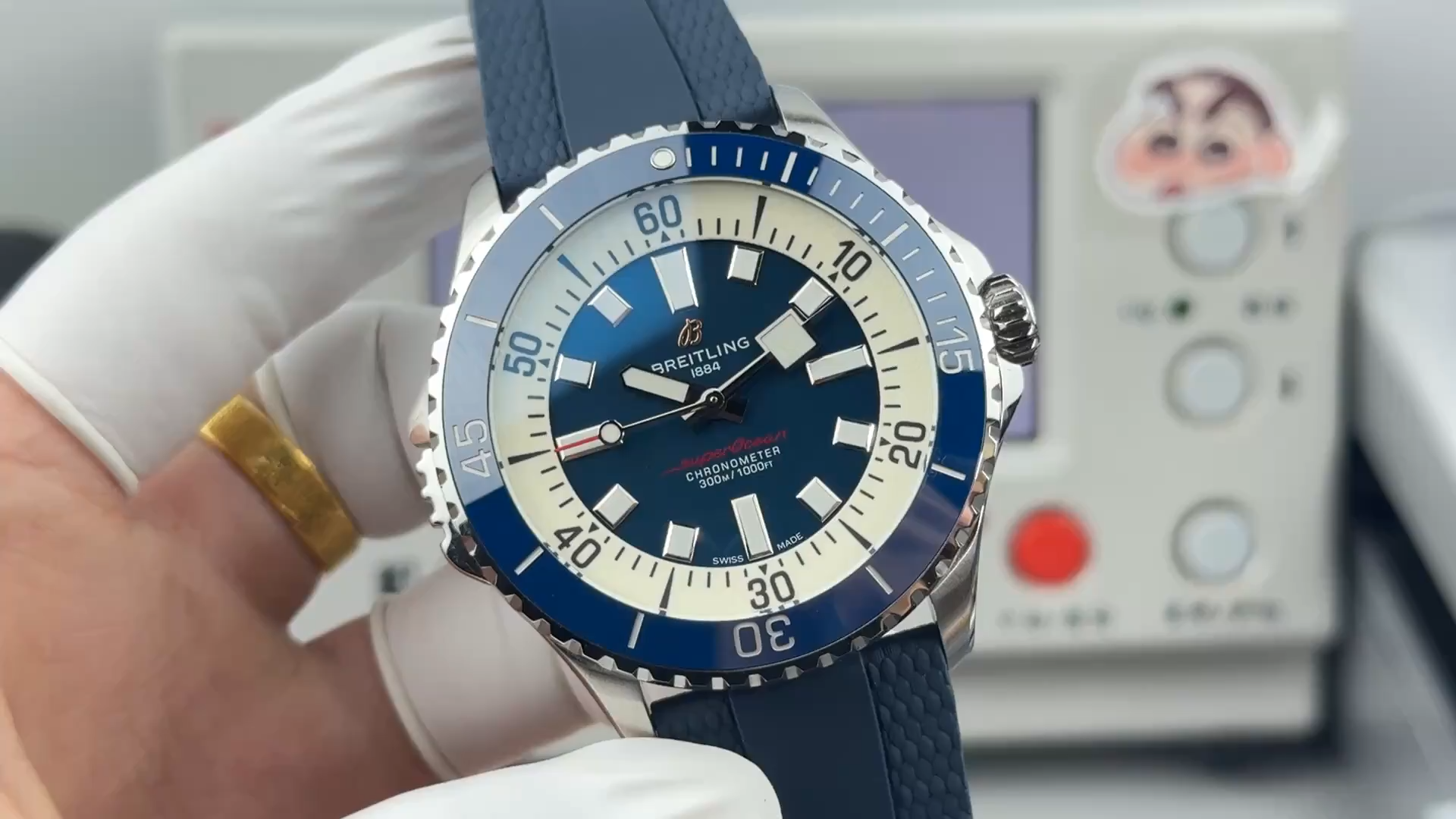 Breitling Superocean A17378211B1S1 Replica Blue Diver Watch