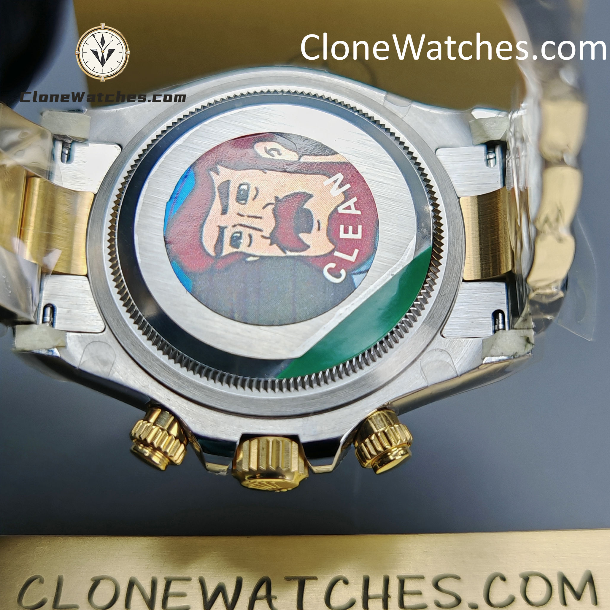 Rolex Super Clone 1:1 Daytona 18k gold m126503-0001 White Dial 4131 movement
