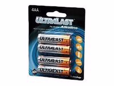 Ultralast Ula4aa Ula4aa Aa Alkaline , 4 Pk