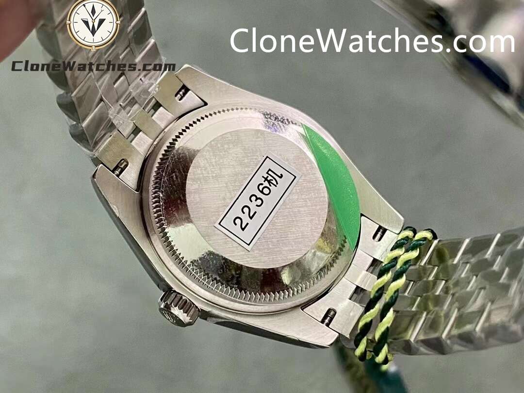 Rolex Super Clone Watches 1:1 DateJust Green Dial m278384rbr-0022 Jubilee 31MM 2236 Movement