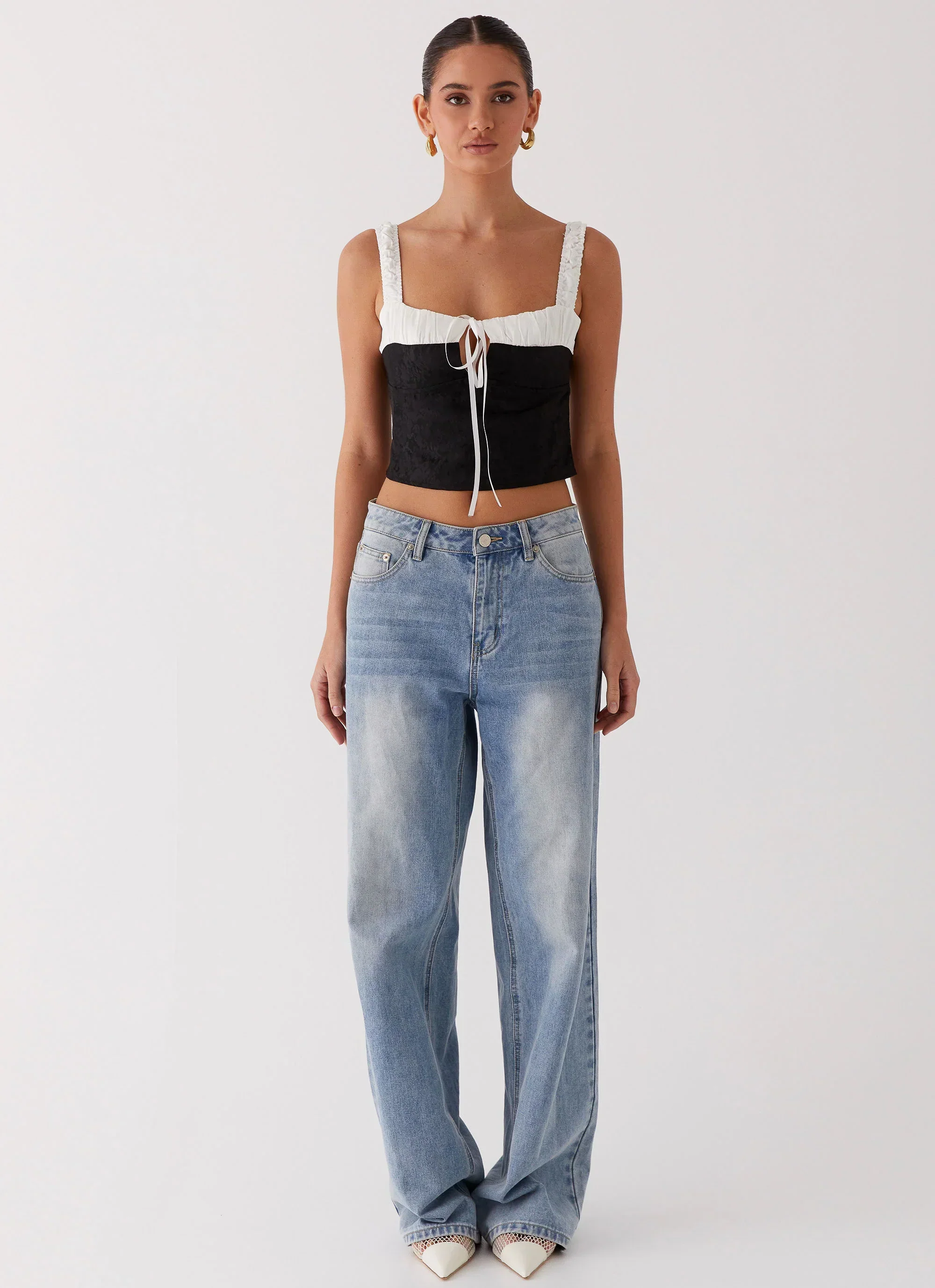 Ryder Bustier Top - Black