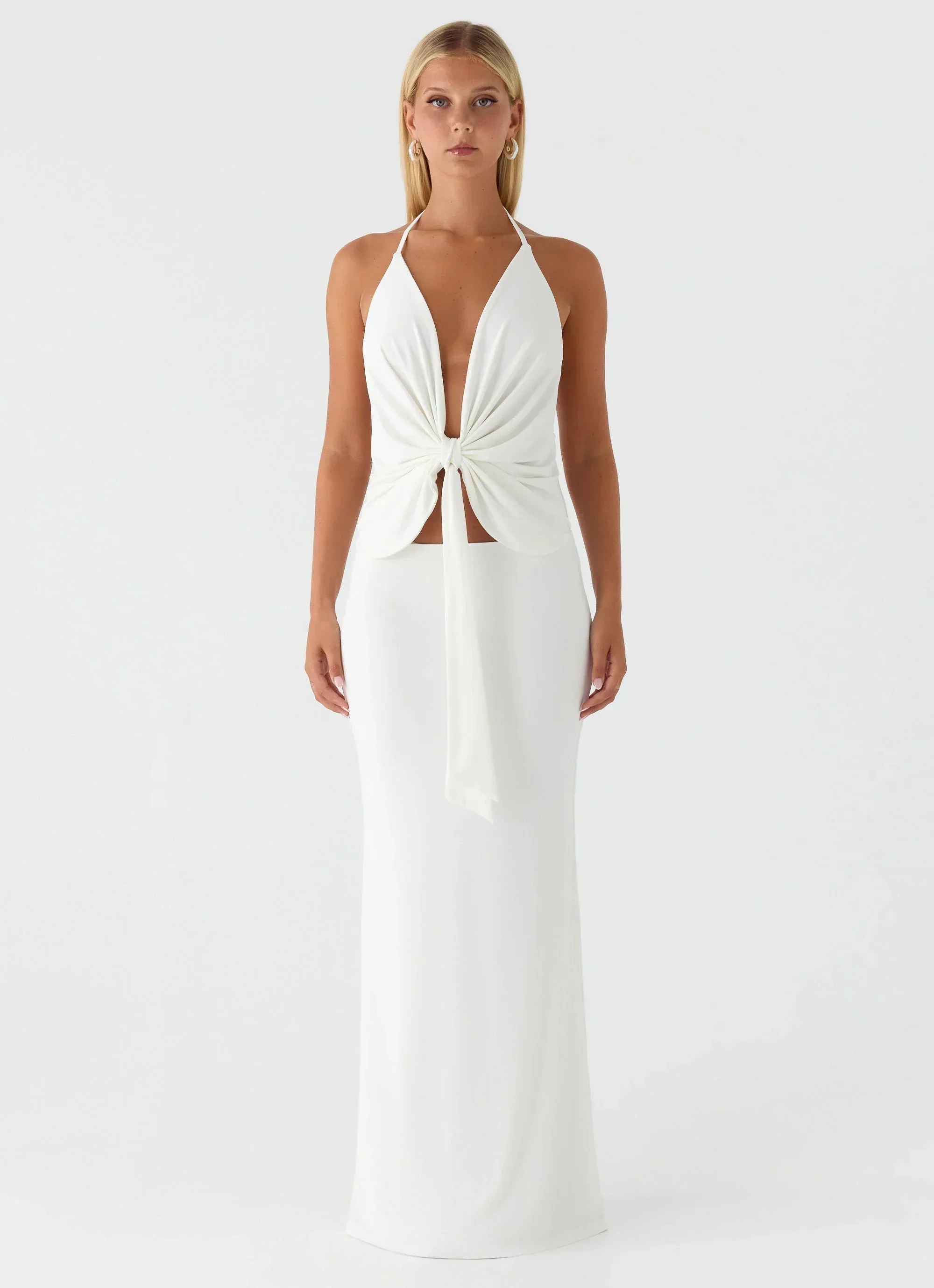 Undercover Maxi Dress - White