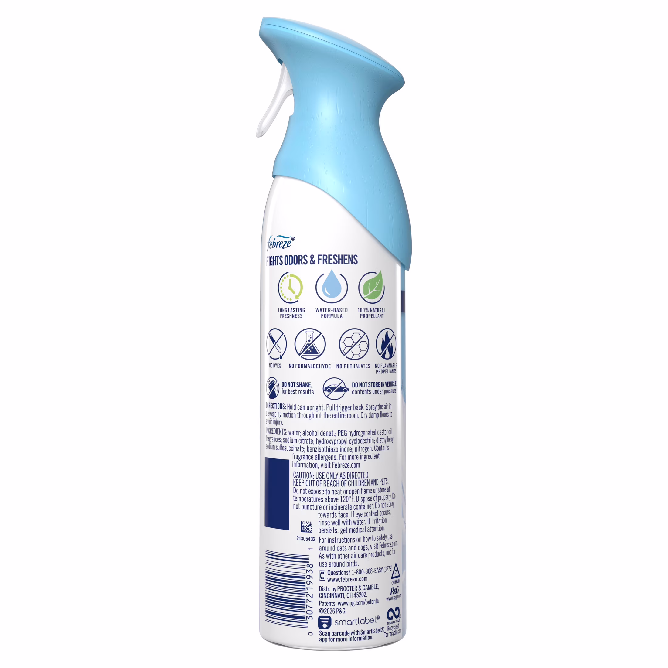 Febreze Air Mist Air Freshener Spray, Linen & Sky Scent, 8.1oz