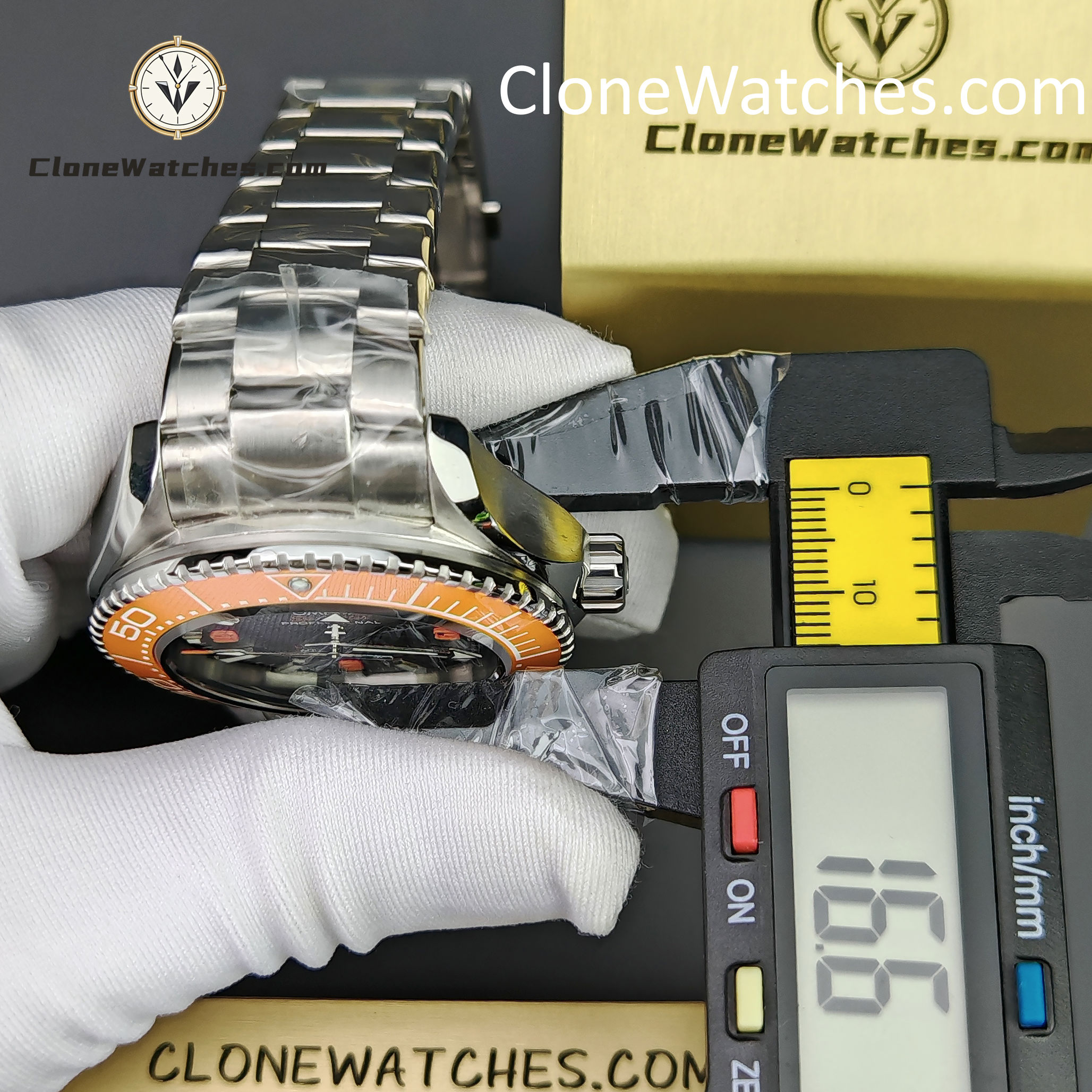OMEGA Super Clone Watches 1:1 Seamaster Ocean Planet 6000M 45.5 MM 215.30.46.21.06.001