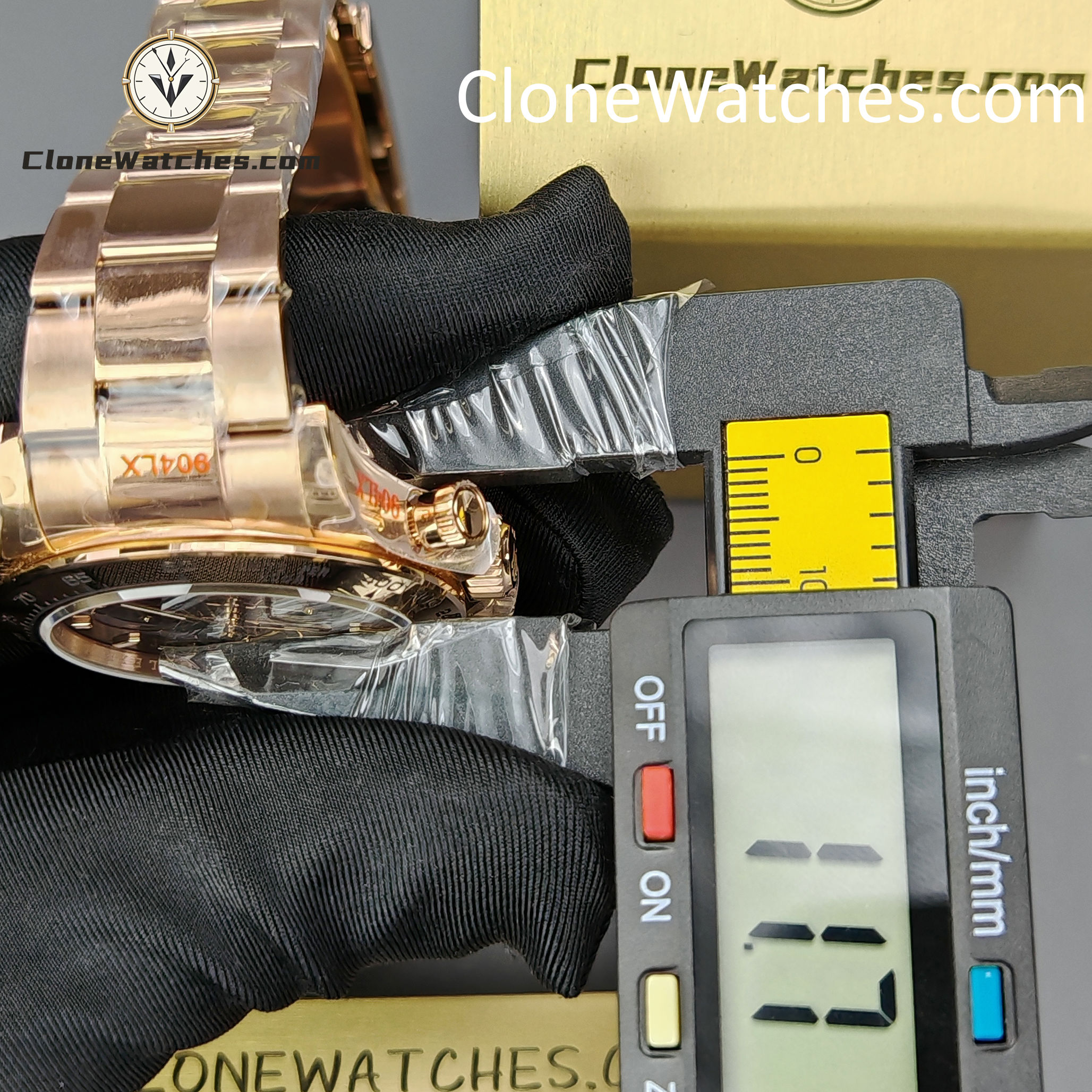 Rolex Super Clone Watches 1:1 Daytona Rose Gold Brown Dial M126505-0005 4131 Movement