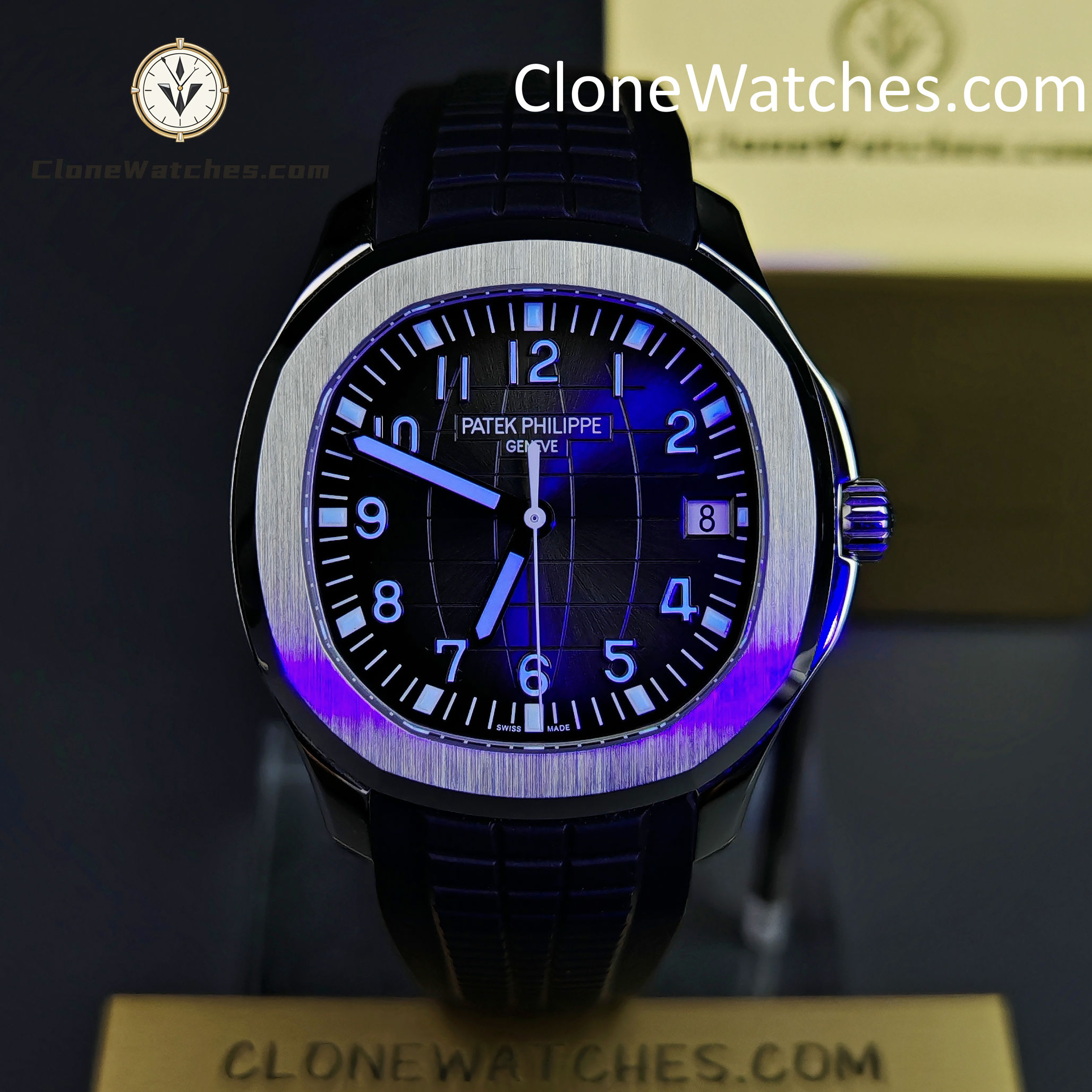Patek Philippe Super Clone Watches 1:1 Aquanaut 5167 Black Dial 40mm