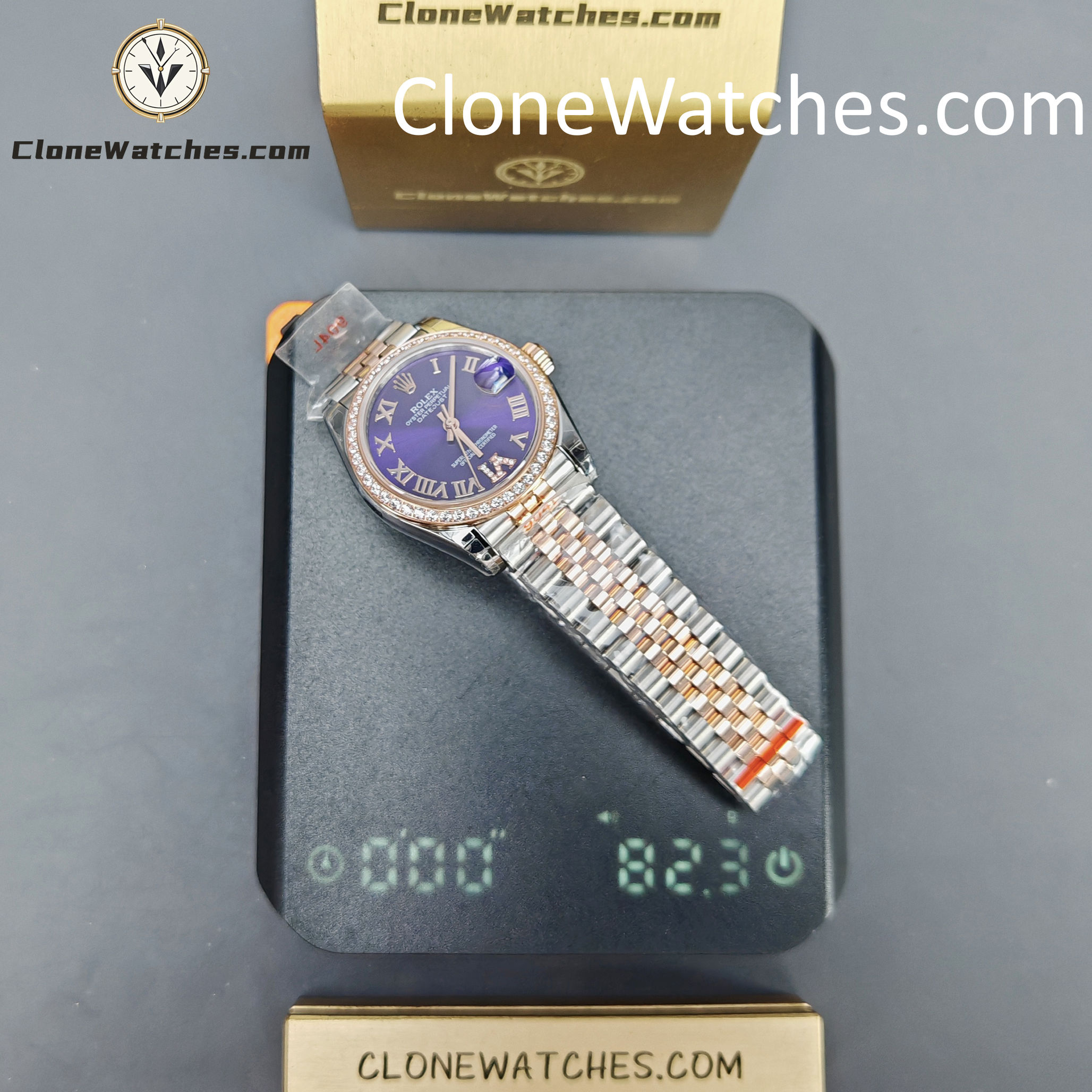 Rolex Super Clone Watches 1:1 DateJust m278381rbr-0020 Jubilee 31MM 2236 Movement