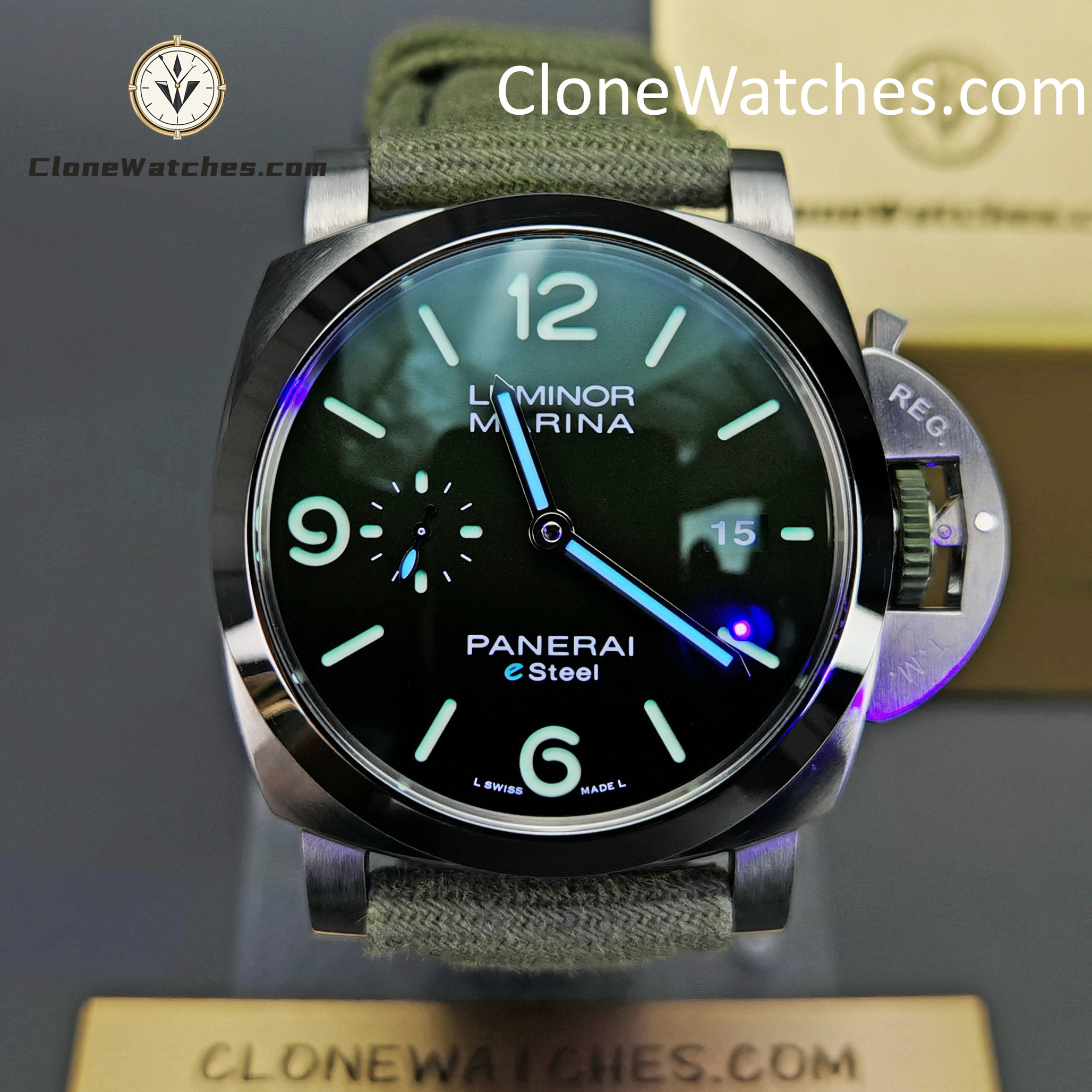 Panerai Super Clone Watches 1:1 Luminor Marina Verde Smeraldo PAM01356 44MM