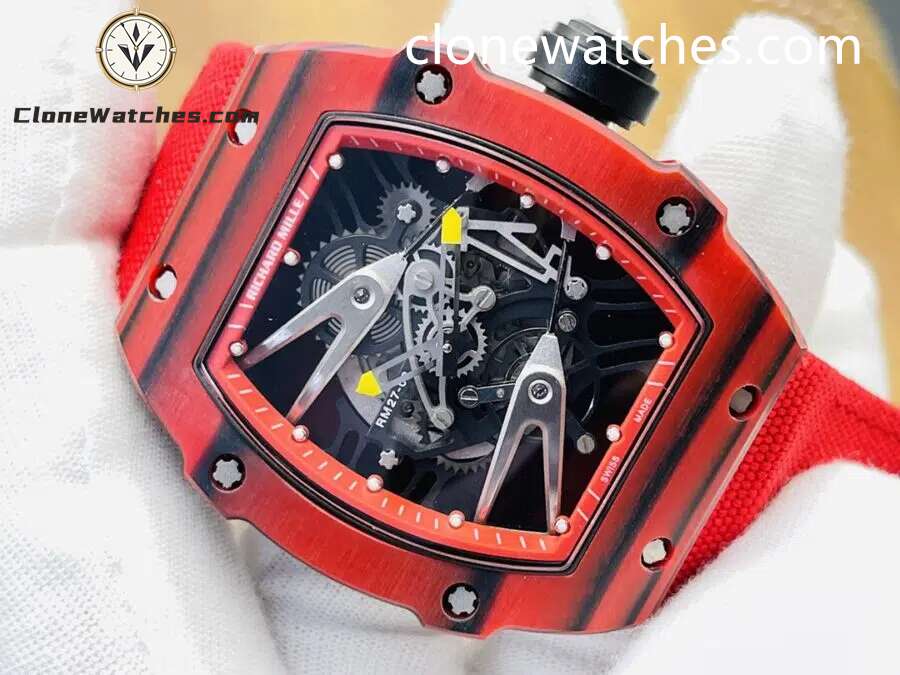 Richard Mille Super Clone Watches 1:1 RM 27 – 02 Red 41.5mm