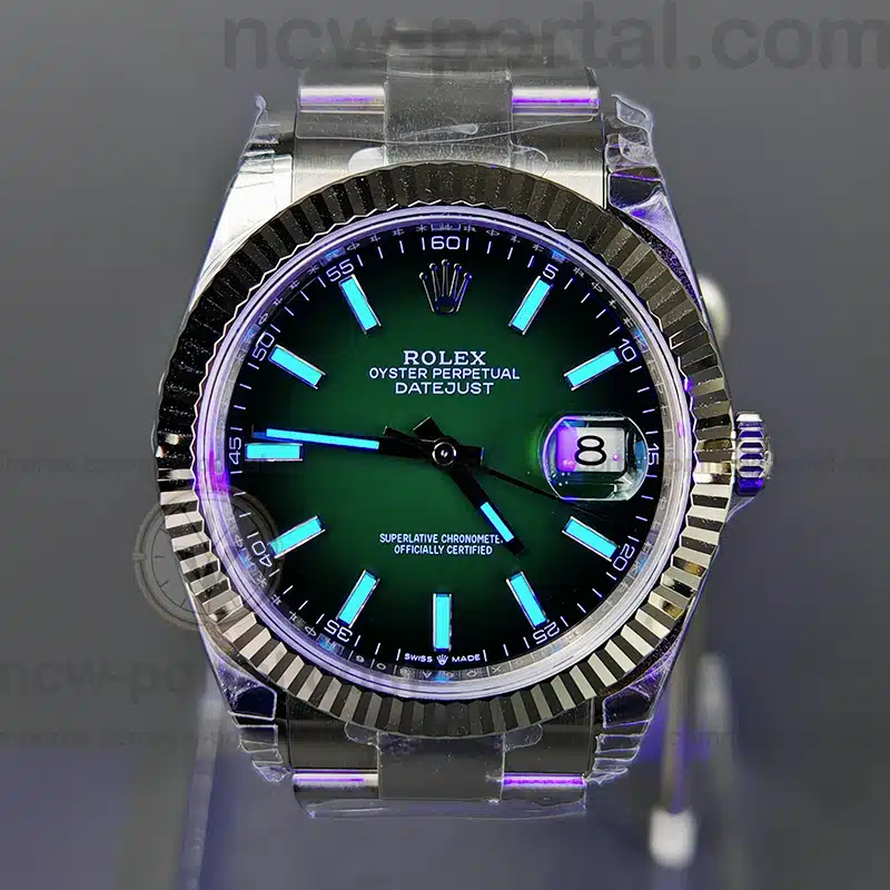 Rolex Super Clone Watches 1:1 DateJust Green Dial ,m126334-0033 Oyster 41MM 3235 Movement