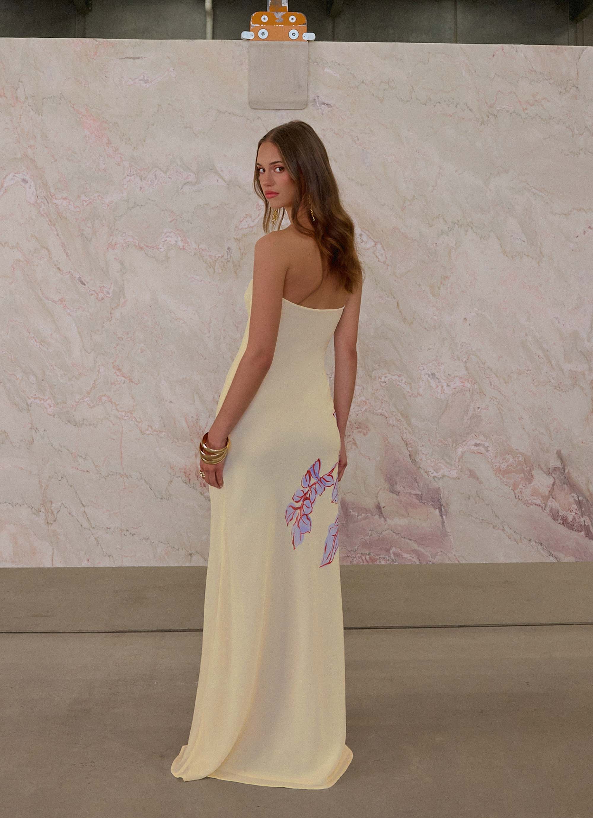 Amelle Maxi Dress - Purple Floral