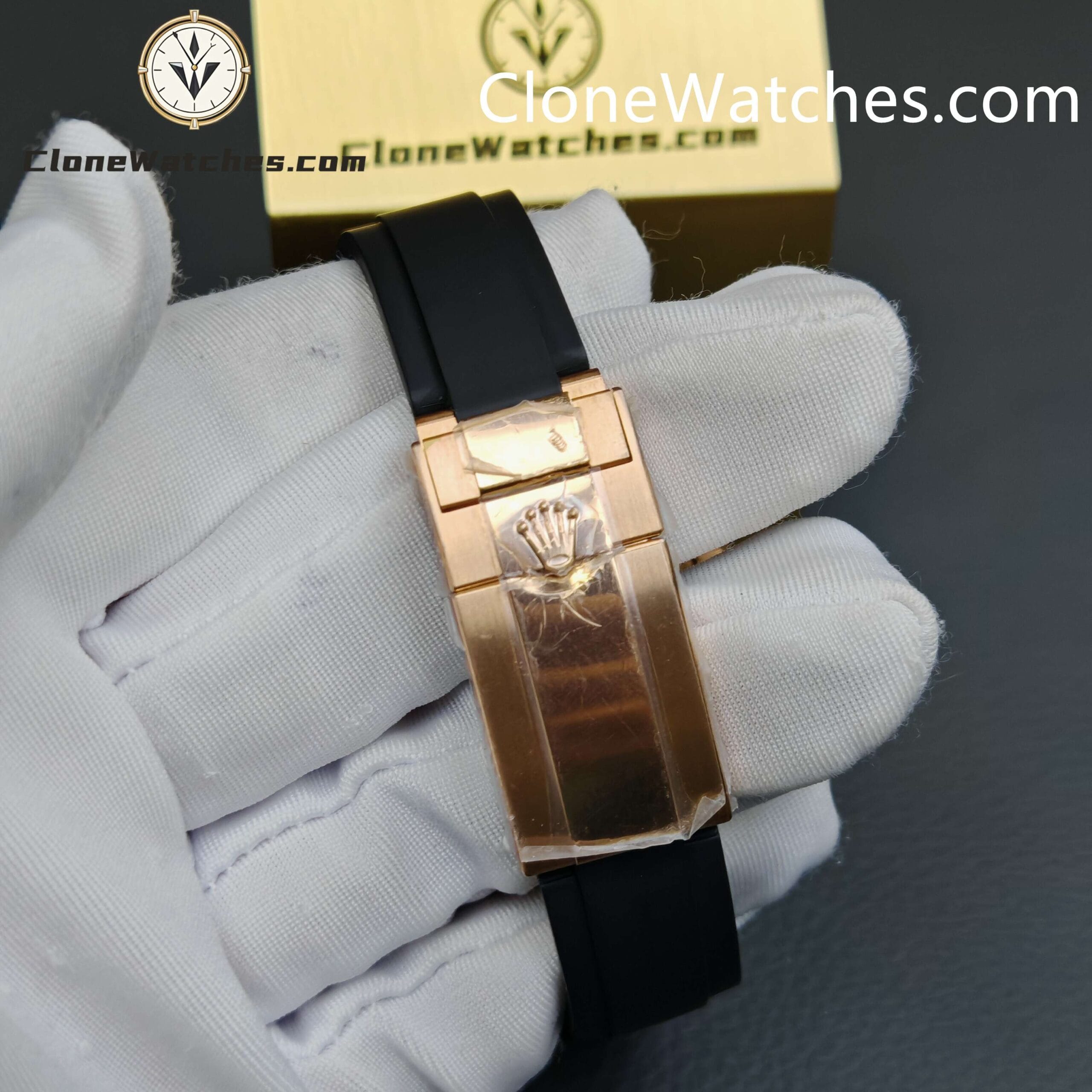 Rolex Super Clone Watches 1:1 Daytona 116515 Oysterflex Strap 4130 Movement