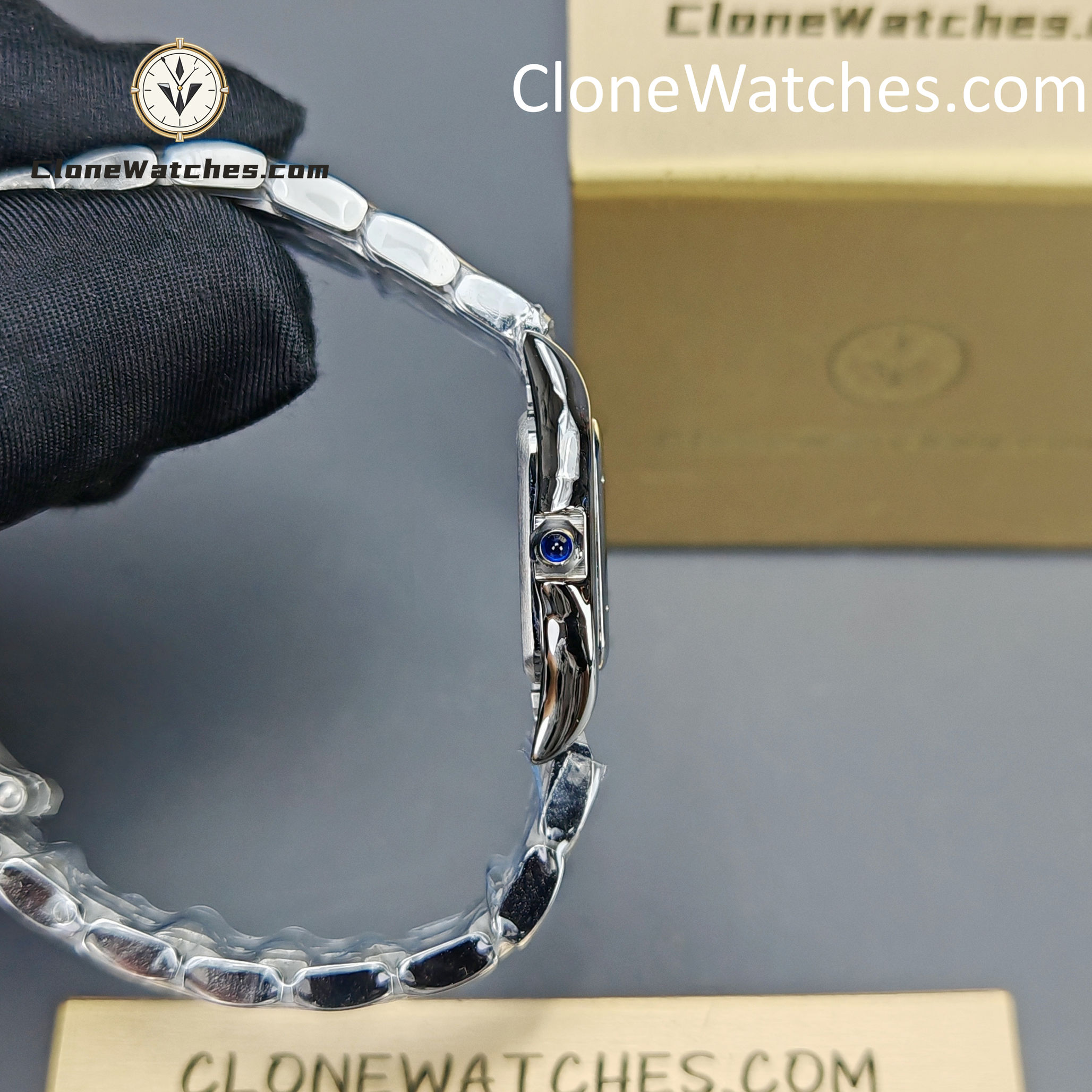 Cartier Super Clone Watches 1:1 PANTHÈRE DE CARTIER White Dial 22mm*30mm WSPN0006