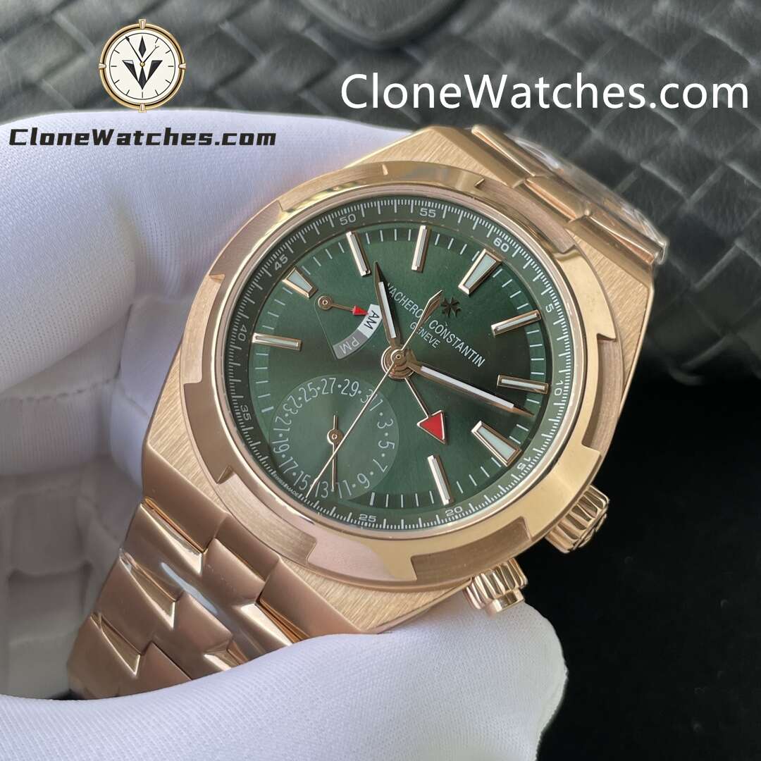 Vacheron Constantin Super Clone Watches 1:1 Overseas Dual time rose gold 7920V/210R-B965 41mm
