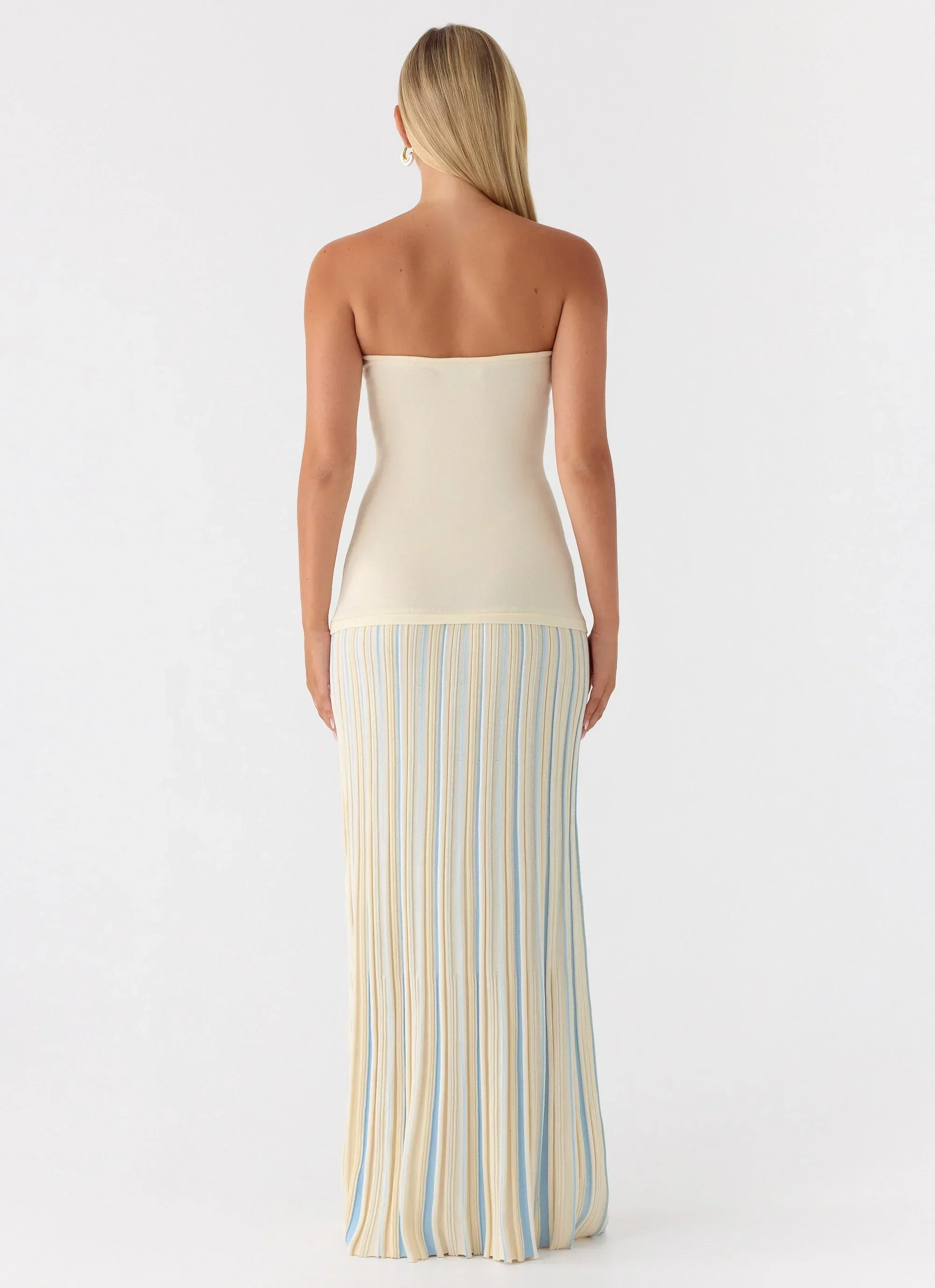 Otillie Knit Maxi Dress - Yellow
