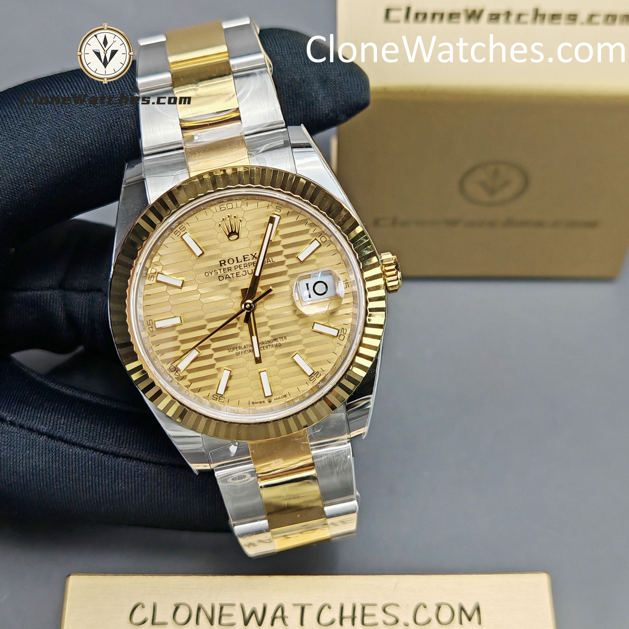 Rolex Super Clone Watch 1:1 DateJust m126333-0021 Oyster 41MM 3235 Movement
