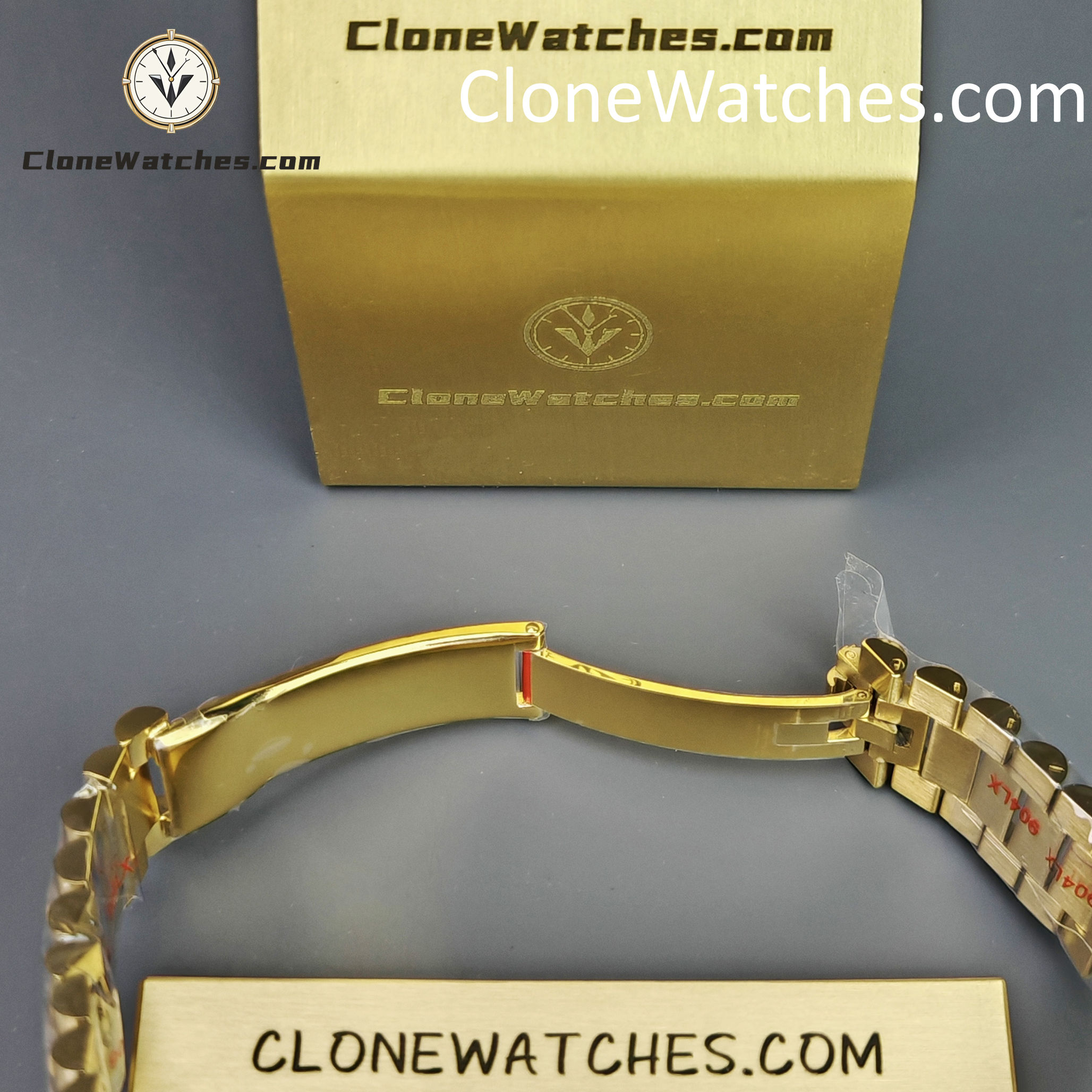 Rolex Super Clone Watches 1:1 Day Date 18K Gold White Dial 40mm m228238-0042 3255 Movement