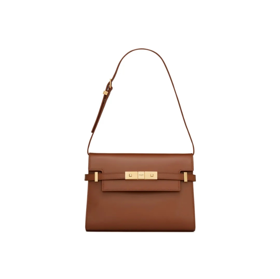 YSL Manhattan Shoulder Bag Cowhide Leather