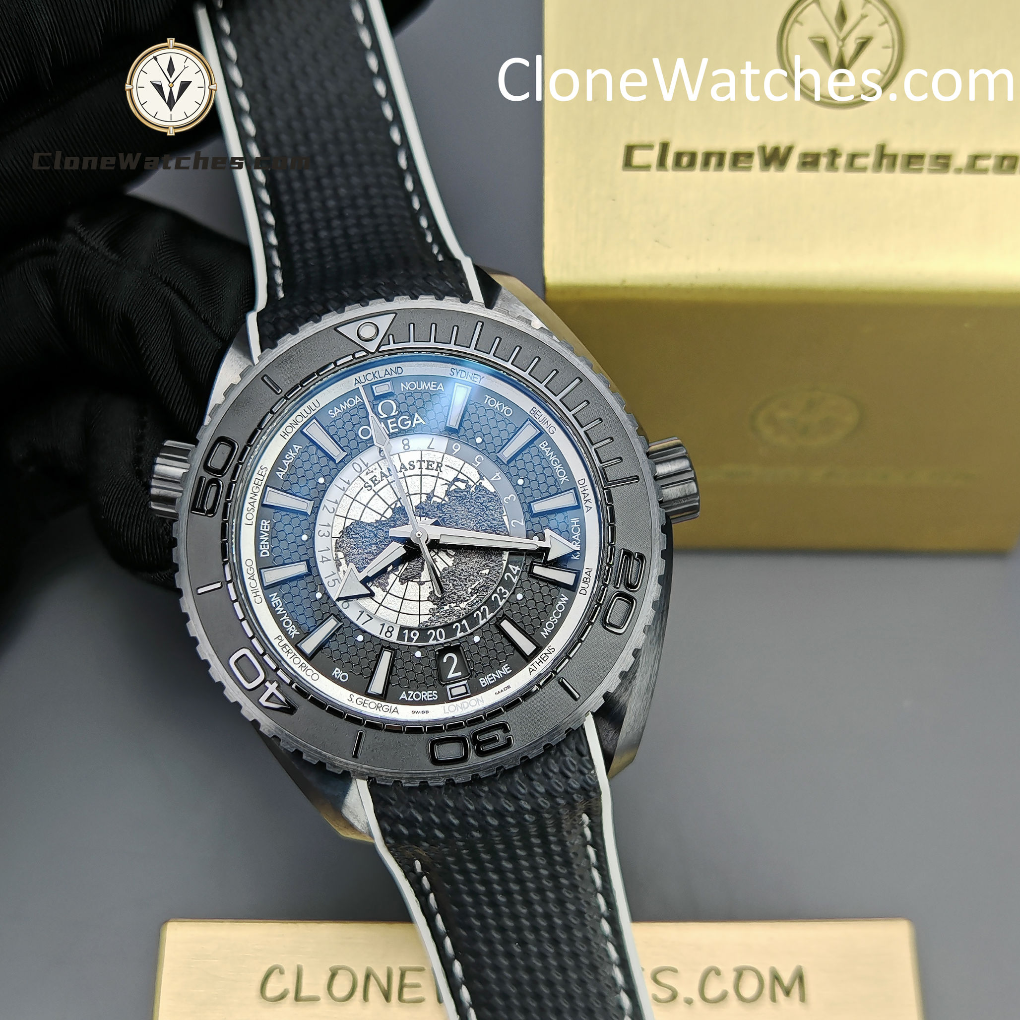 OMEGA Super Clone Watches 1:1 Seamaster Planet Ocean 600M 45.5MM 215.92.46.22.01.007