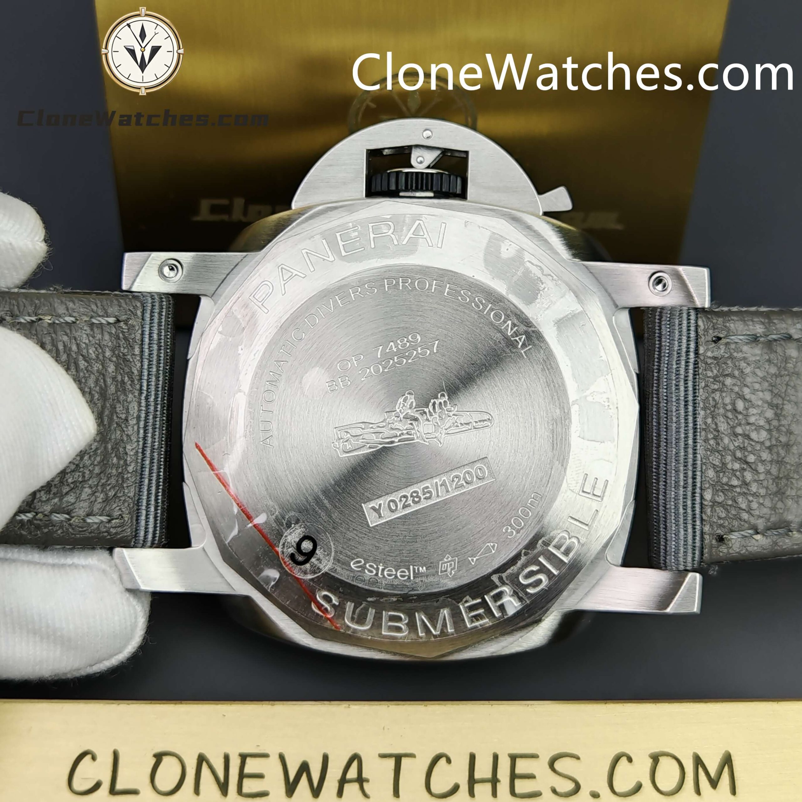 Panerai Super Clone Watches 1:1 Submersible QuarantaQuattro Grigio Roccia PAM01288