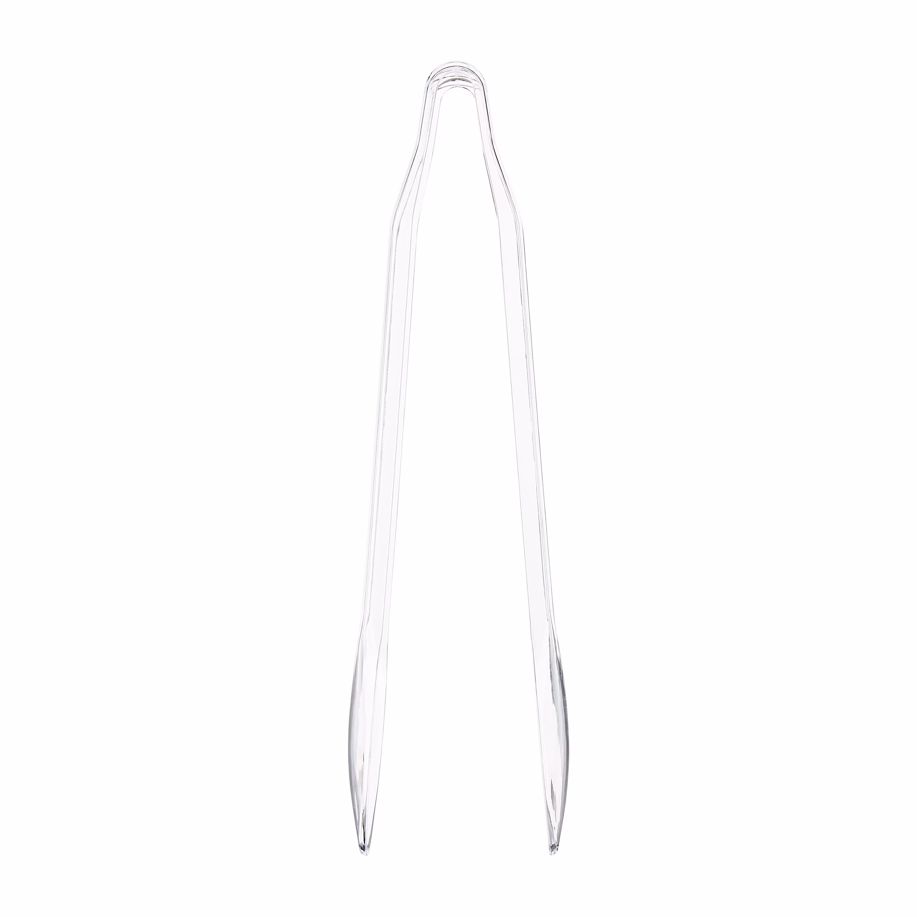 12 IN Clear Plastic Serving Tongs, Food Tongs, by Way To Celebrate