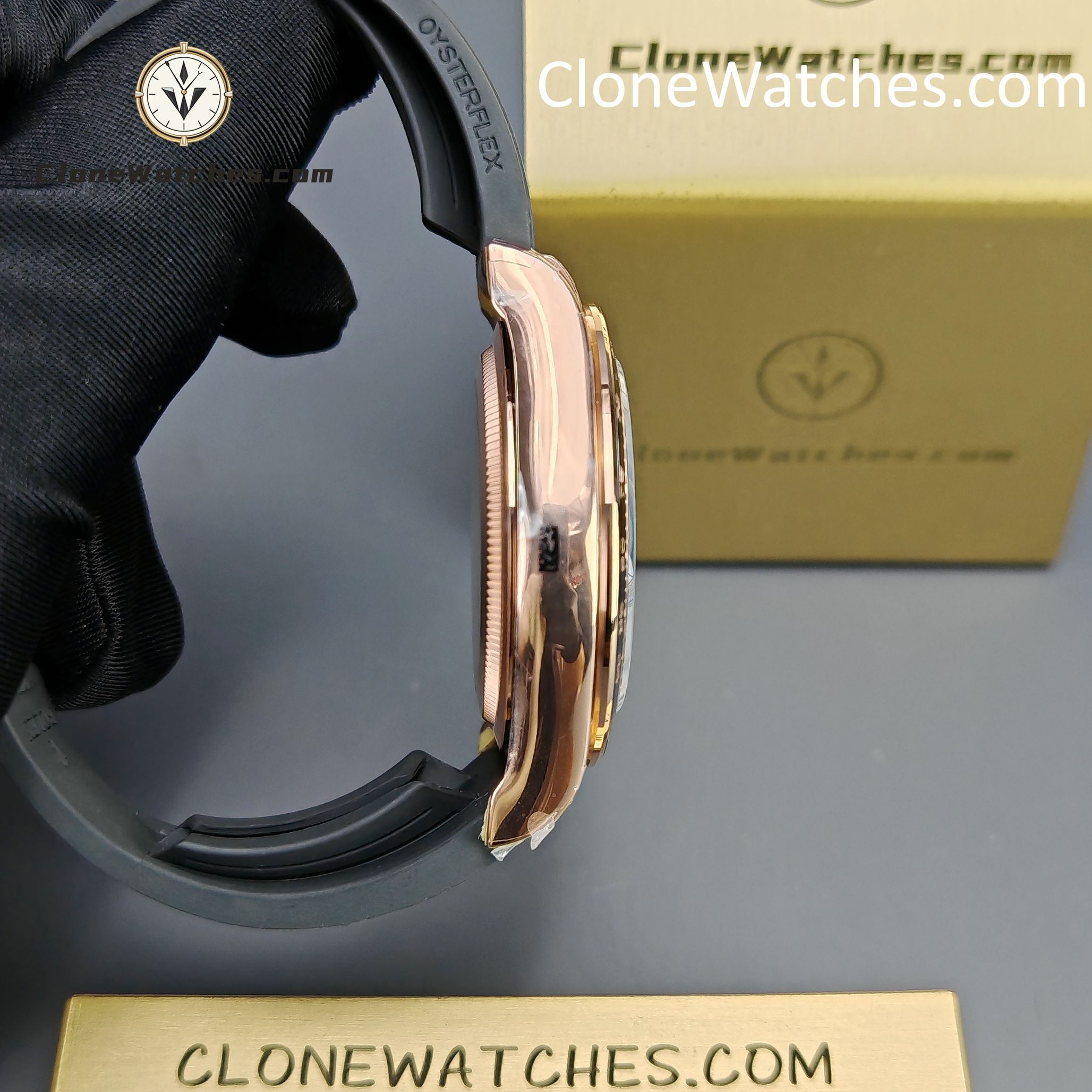 Rolex Super Clone Watches 1:1 Daytona Rose Gold M126515ln-0006 4131 Movement