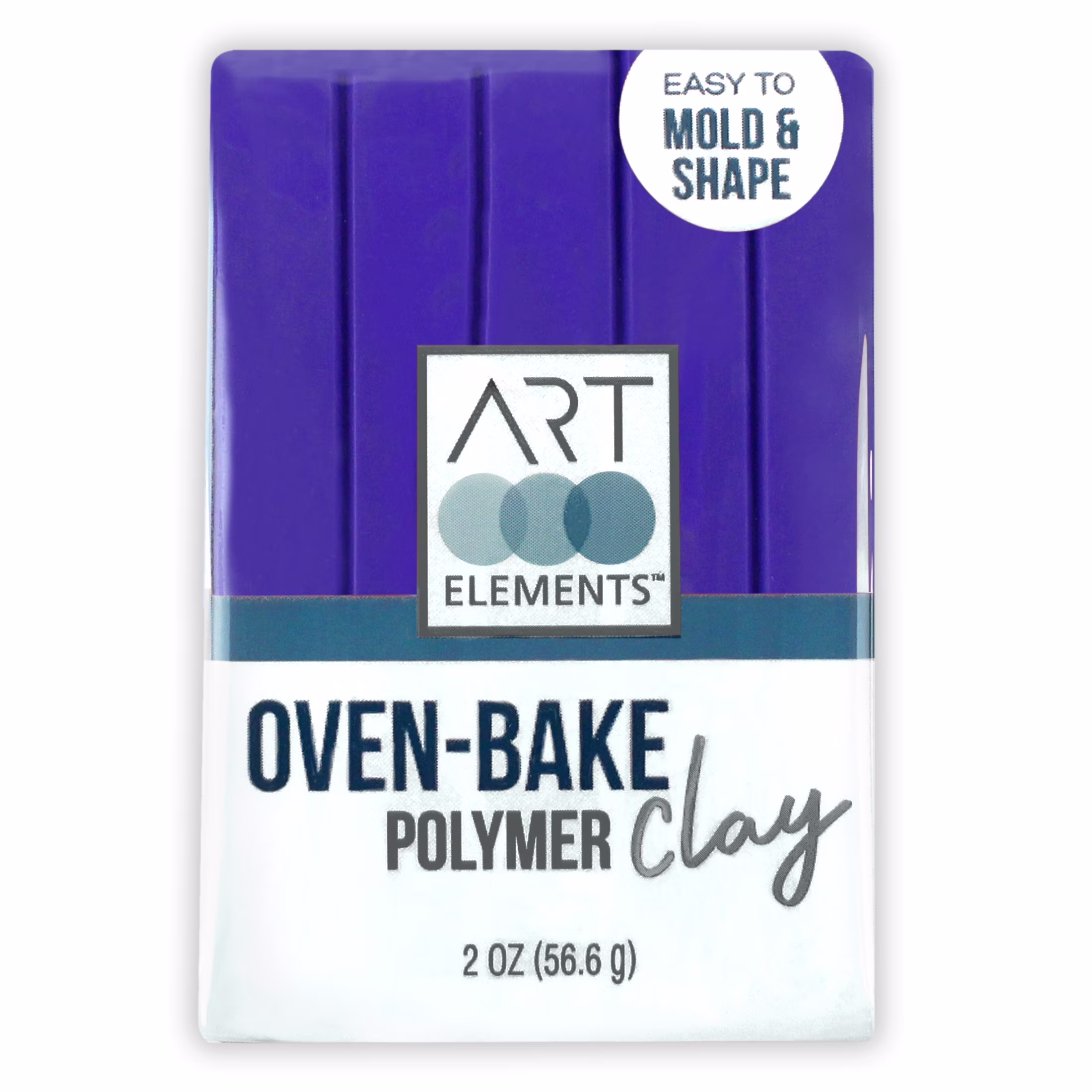 (2 pack) ArtSkills - Art Elements Oven Bake Polymer Clay, 2oz, Bisque