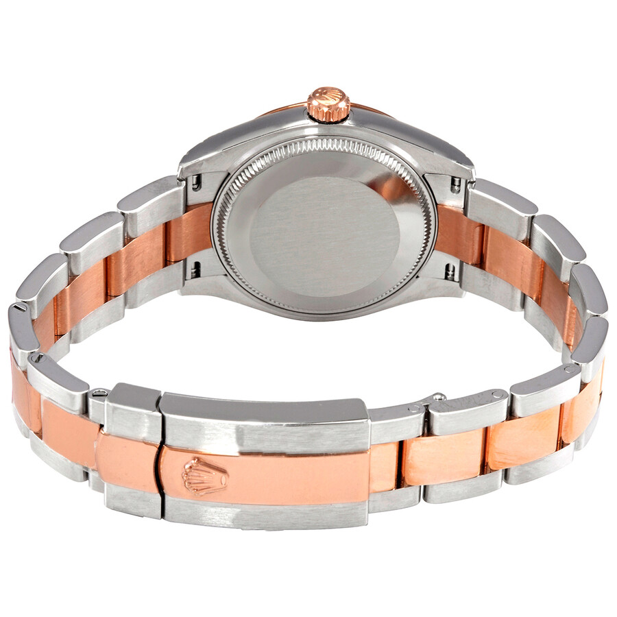 Rolex Datejust 31 Dark Rhodium Dial Automatic Ladies Steel and 18kt Everose Gold Oyster Watch 278241DRRDO（Lifetime free warranty+90-days replacement service & Refund!.）